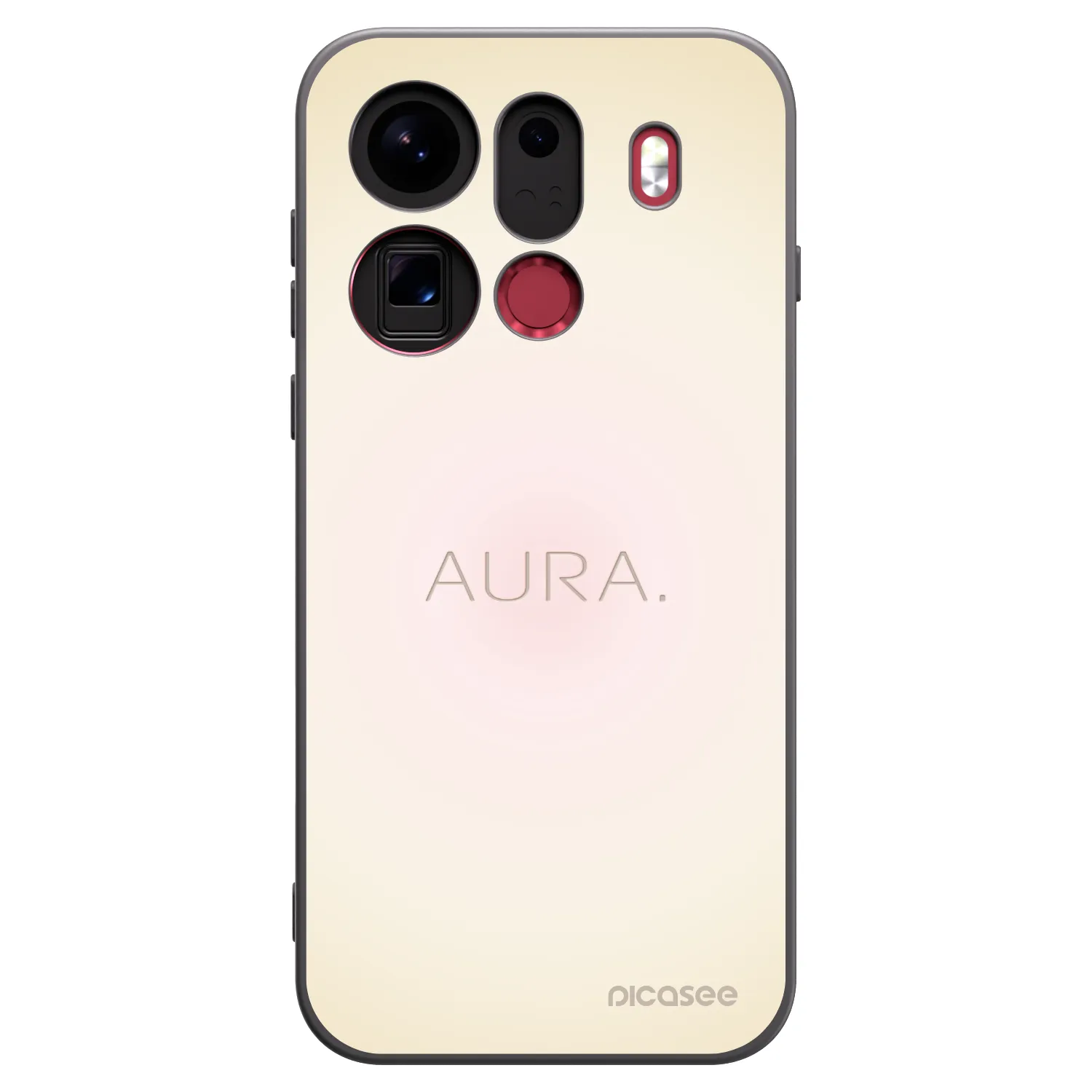 Picasee silikónový čierny obal pre OPPO Find X9 Pro - Aura