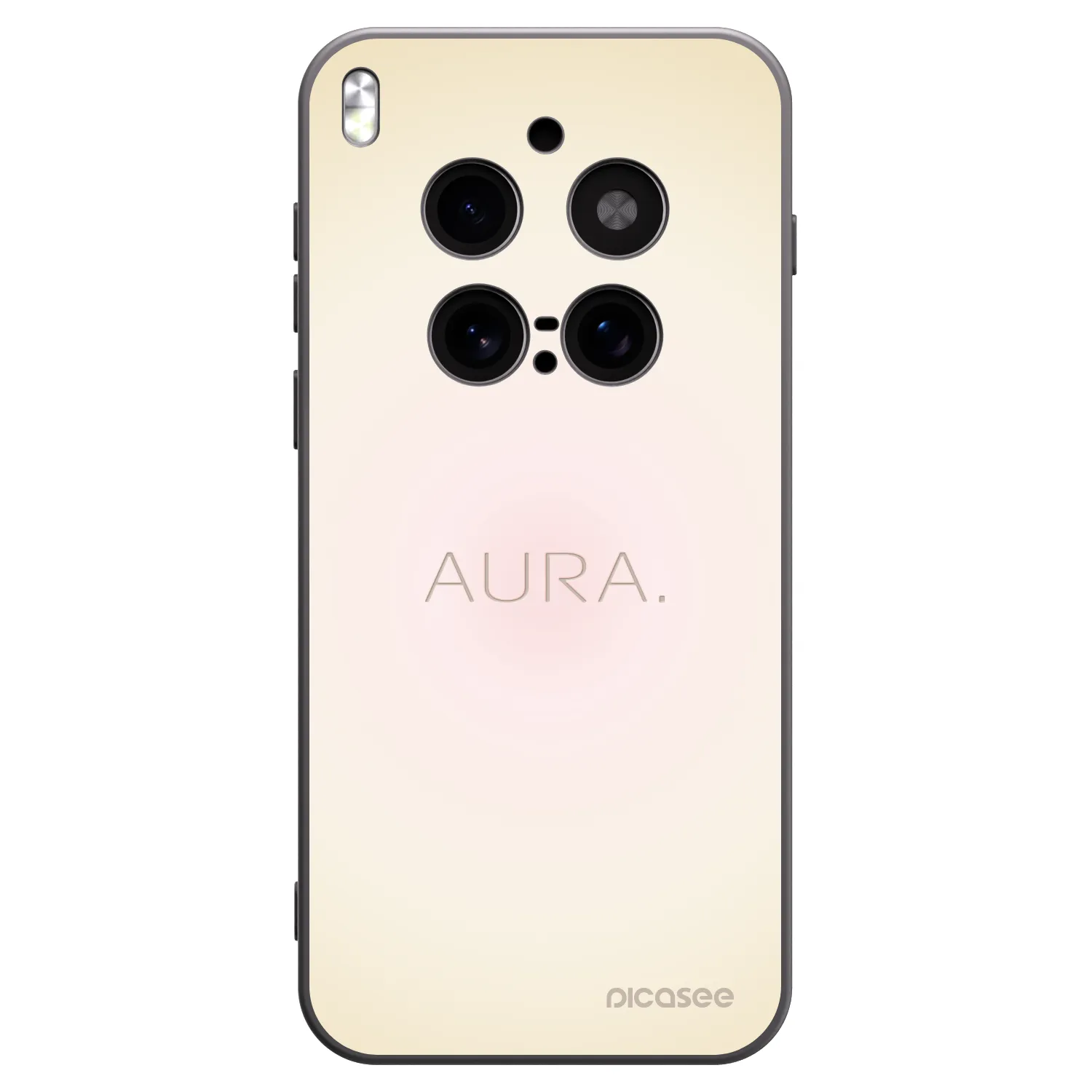 Picasee silikónový čierny obal pre Vivo X300 Pro - Aura