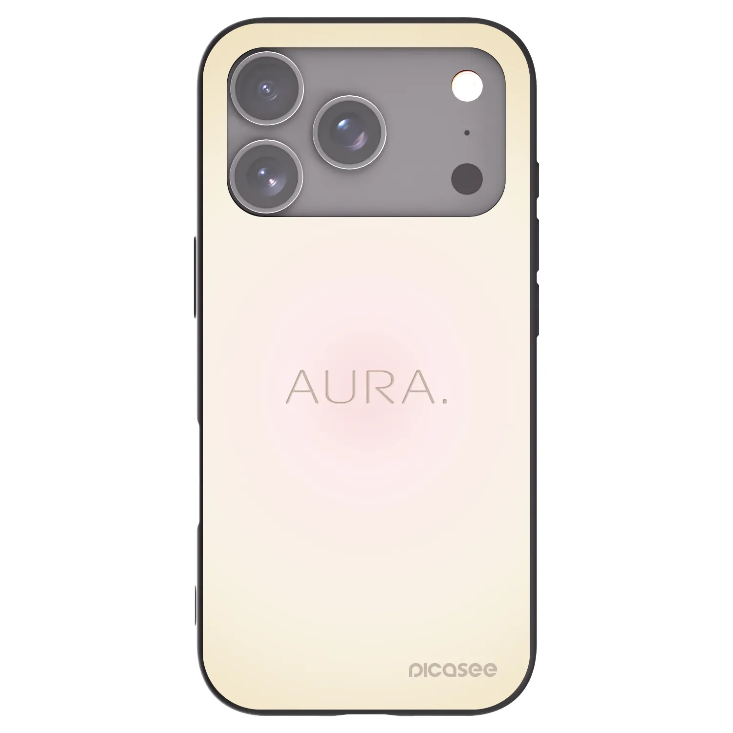 Picasee silikónový čierny obal pre Apple iPhone 18 Pro - Aura