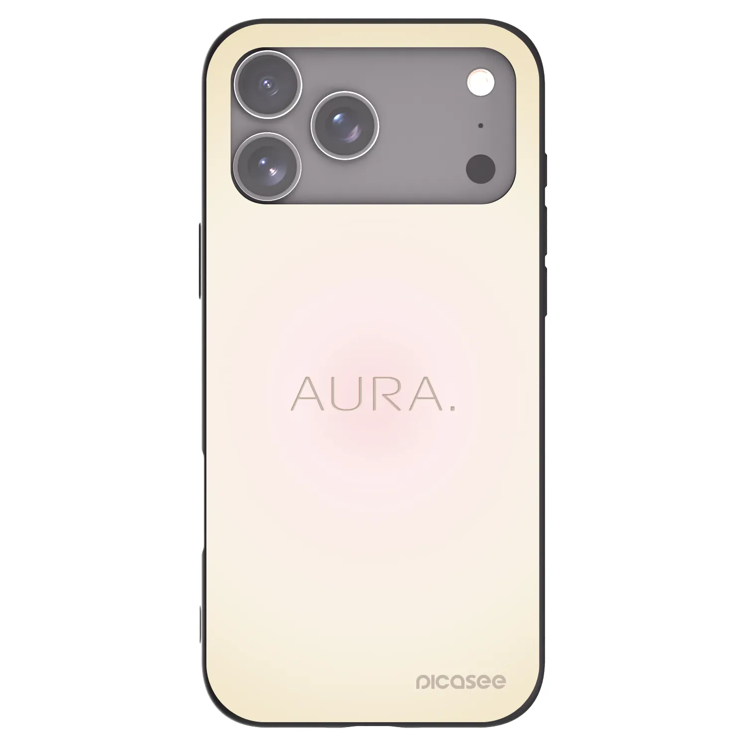 Picasee silikónový čierny obal pre Apple iPhone 18 Pro Max - Aura