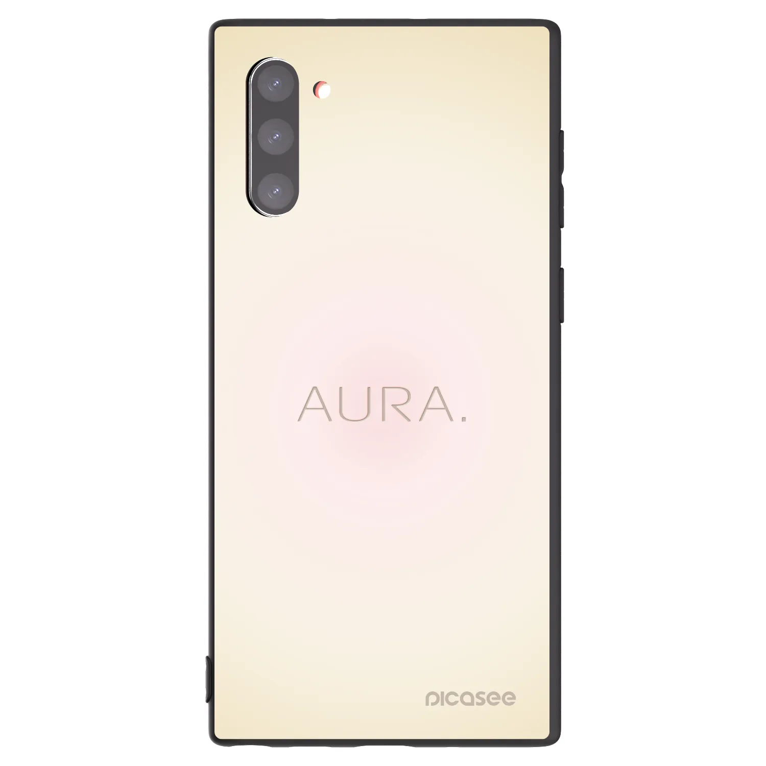 Picasee silikónový čierny obal pre Samsung Galaxy Note 10 N970F - Aura