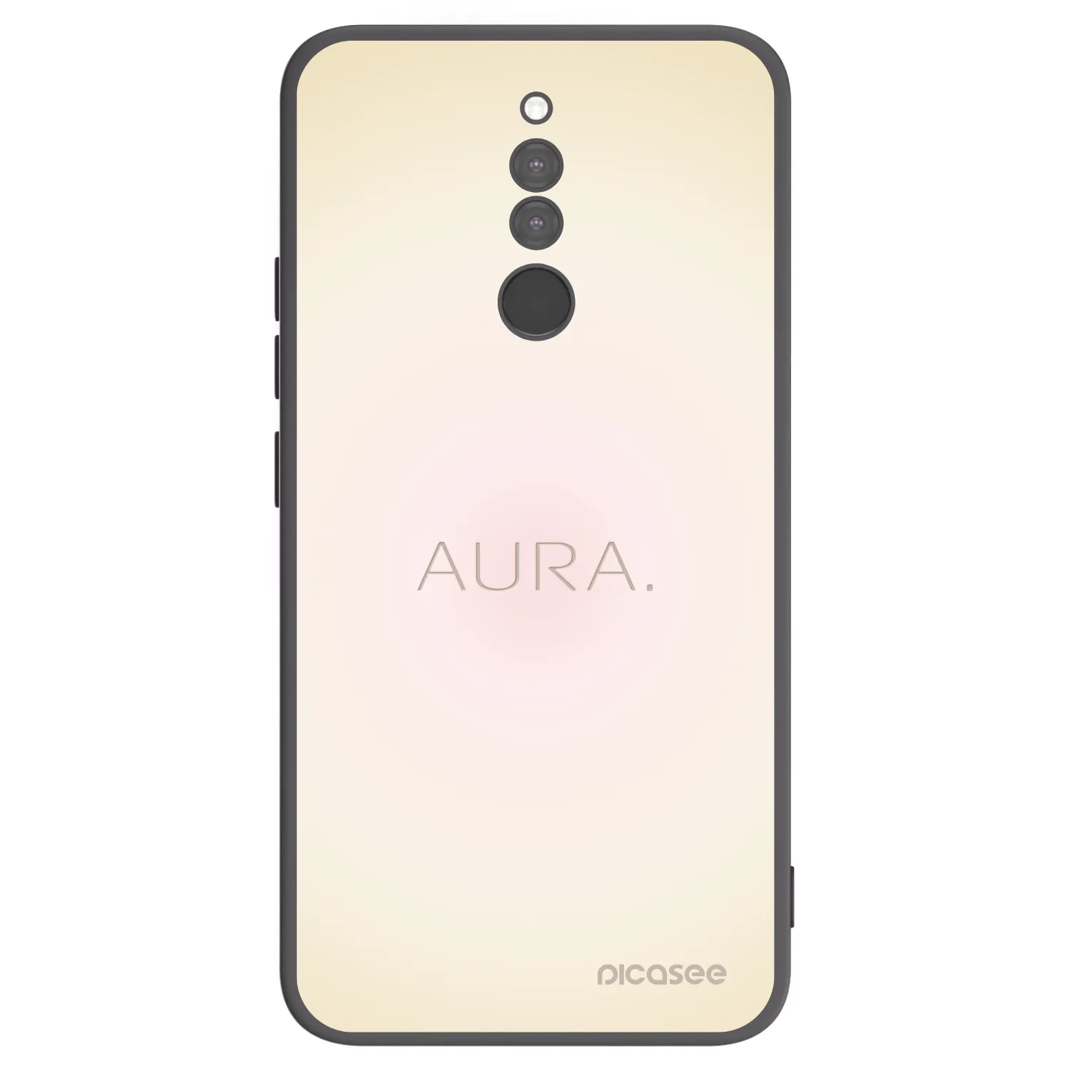 Picasee silikónový čierny obal pre Xiaomi Redmi 8 - Aura