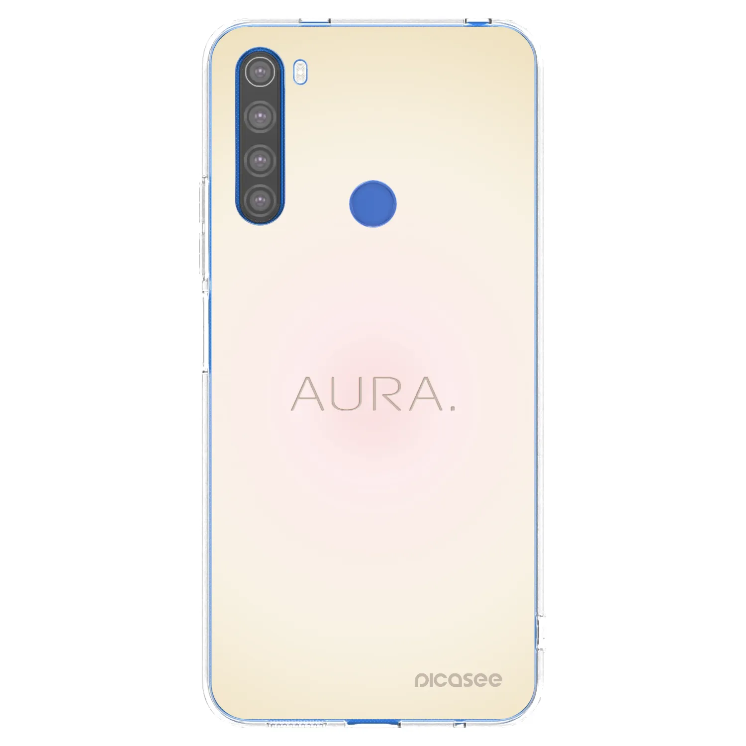 Silikónový prehľadný obal pre Xiaomi Redmi Note 8T - Aura