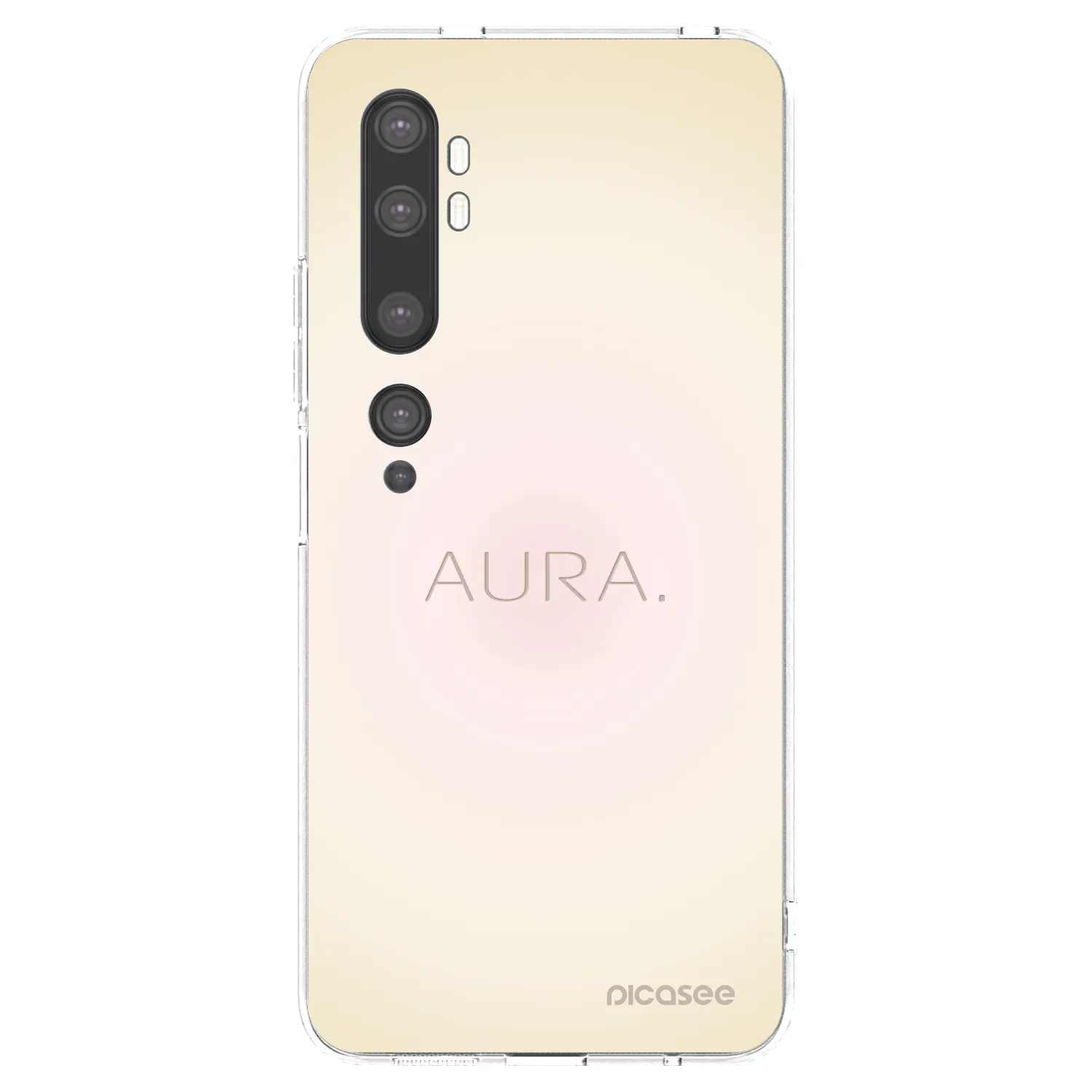 Silikónový prehľadný obal pre Xiaomi Mi Note 10 (Pro) - Aura