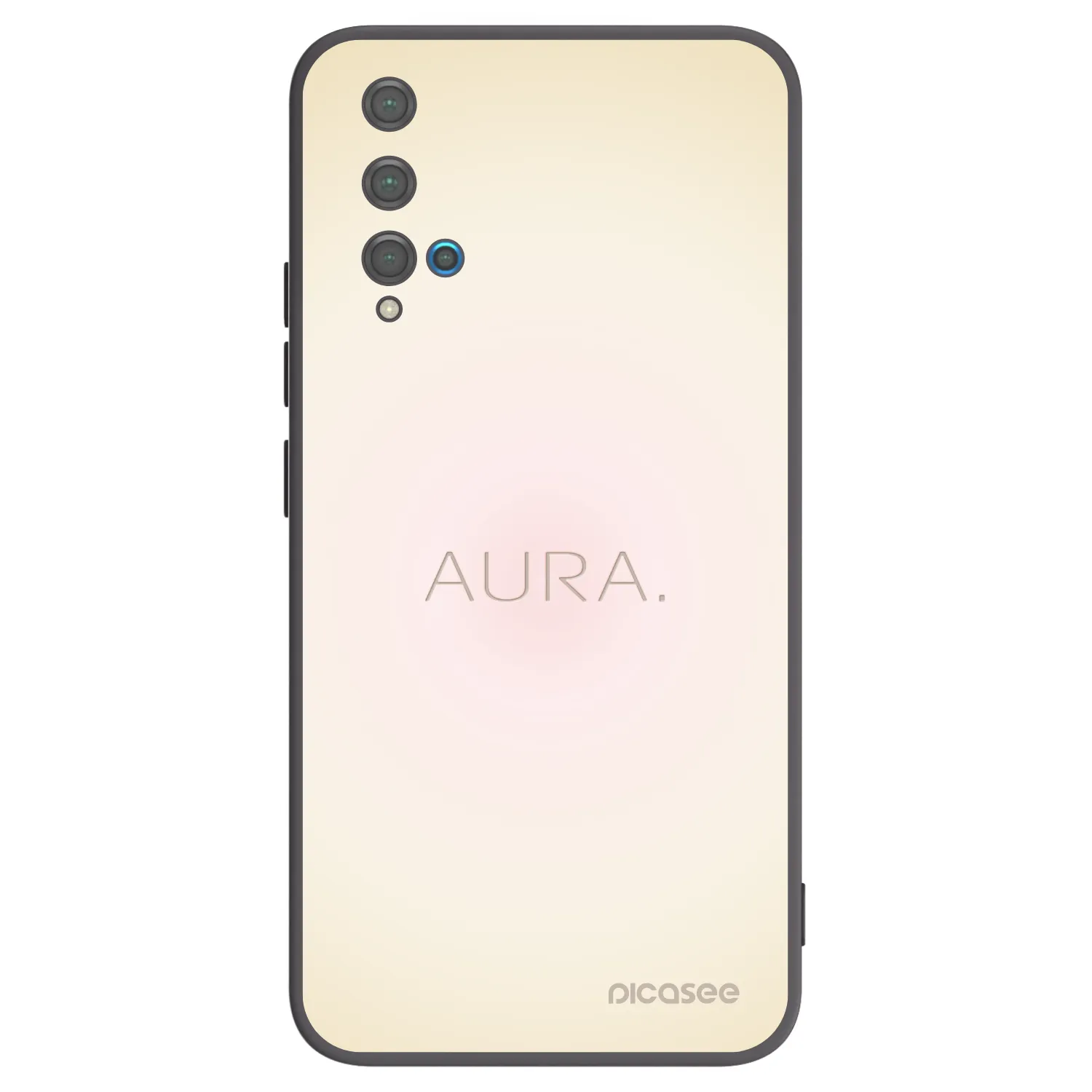 Picasee silikónový čierny obal pre Huawei Nova 5T - Aura