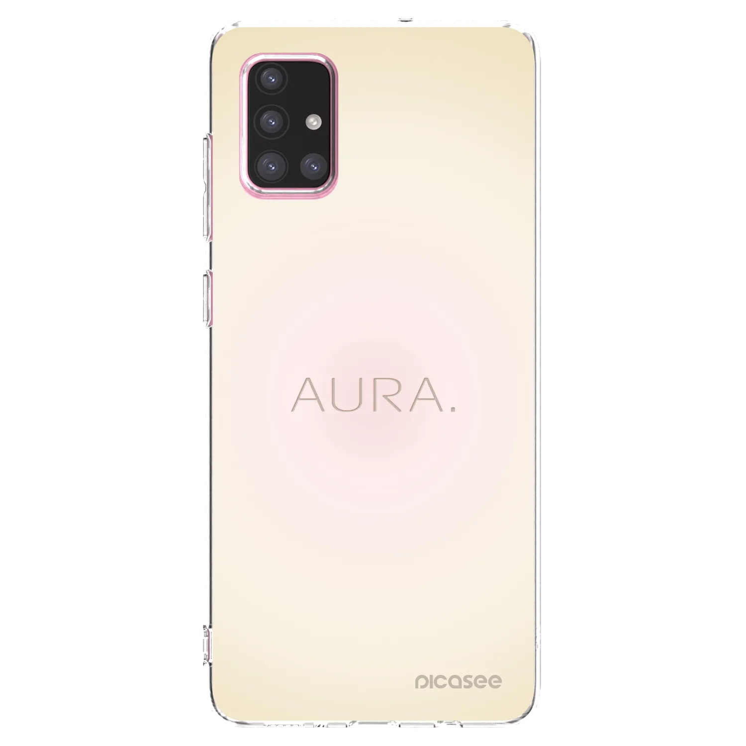 Silikónový prehľadný obal pre Samsung Galaxy A71 A715F - Aura