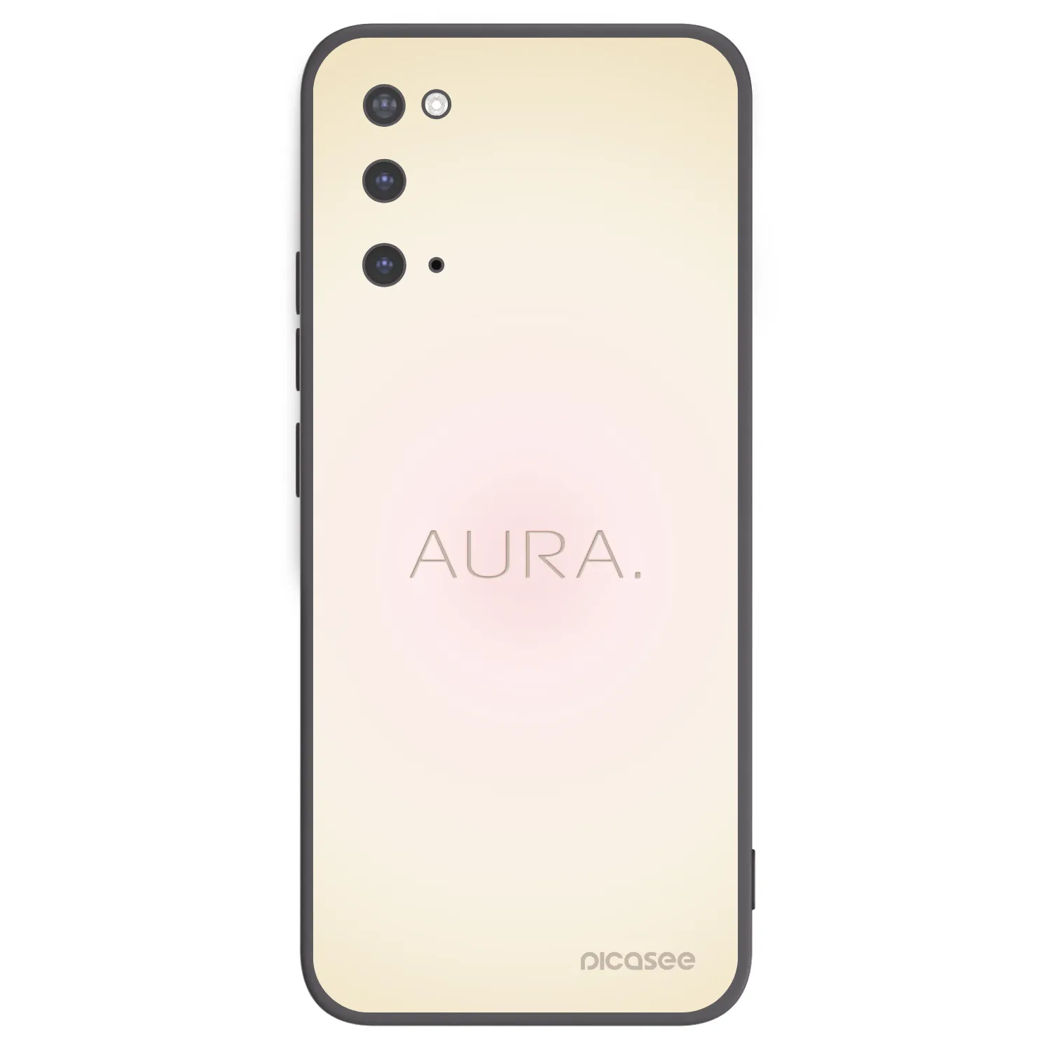 Picasee silikónový čierny obal pre Samsung Galaxy S20 G980F - Aura
