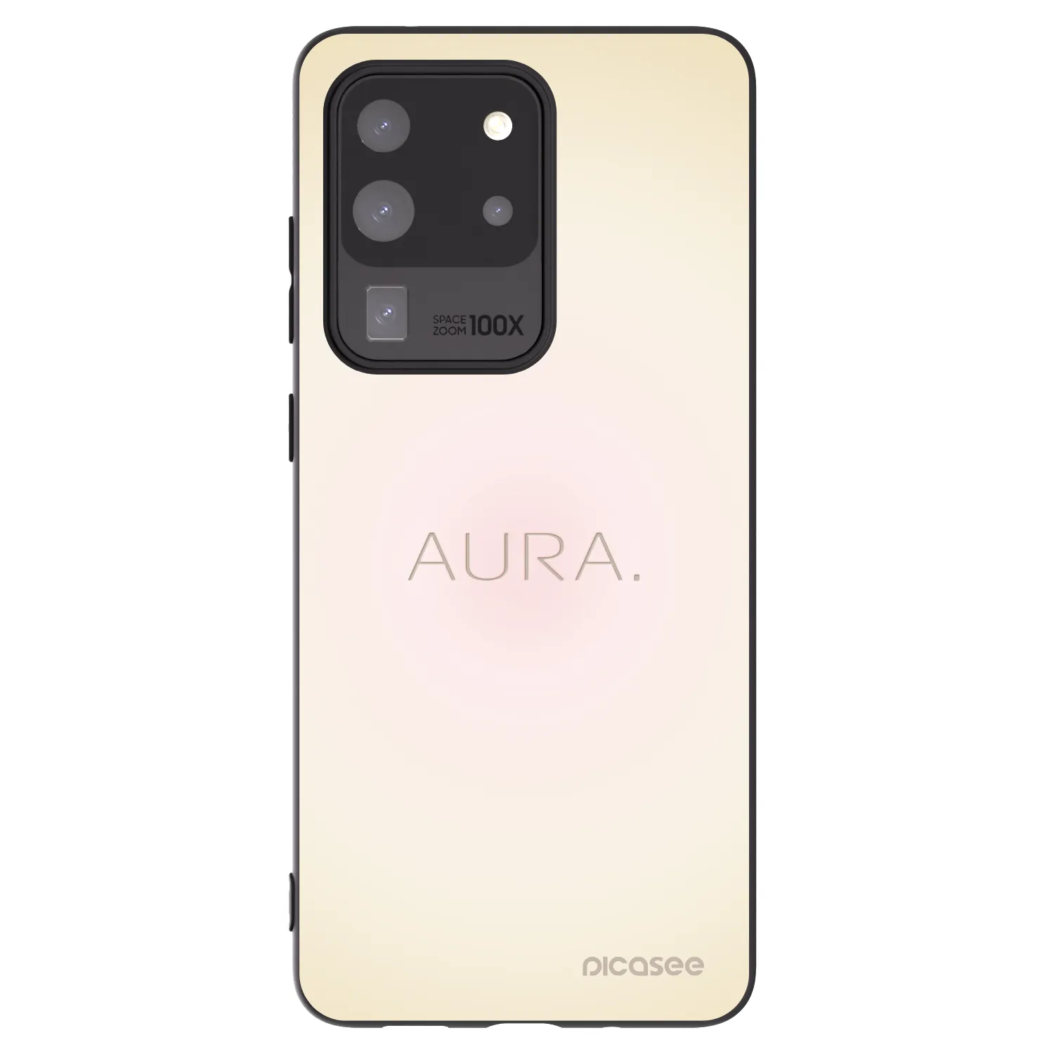 Picasee silikónový čierny obal pre Samsung Galaxy S20 Ultra 5G G988F - Aura