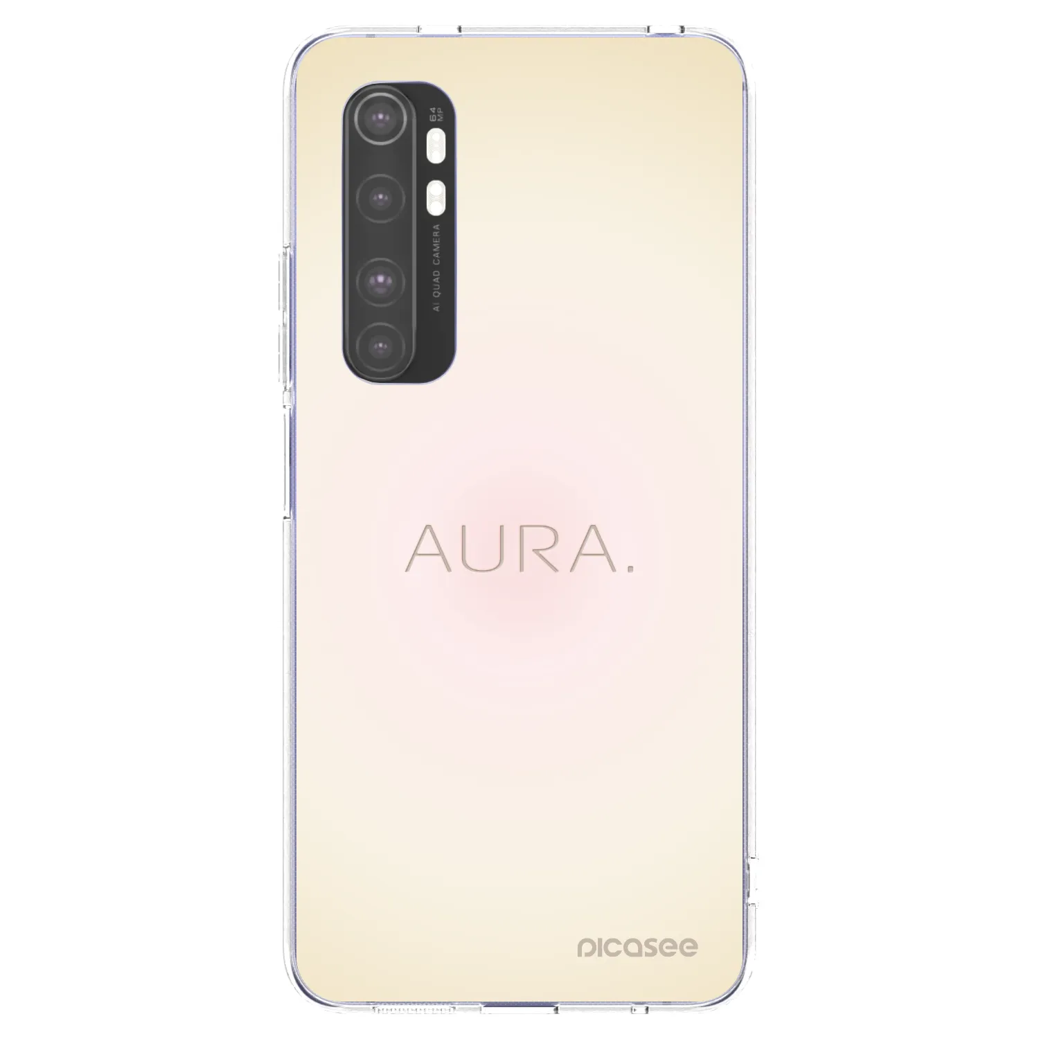 Silikónový prehľadný obal pre Xiaomi Mi Note 10 Lite - Aura