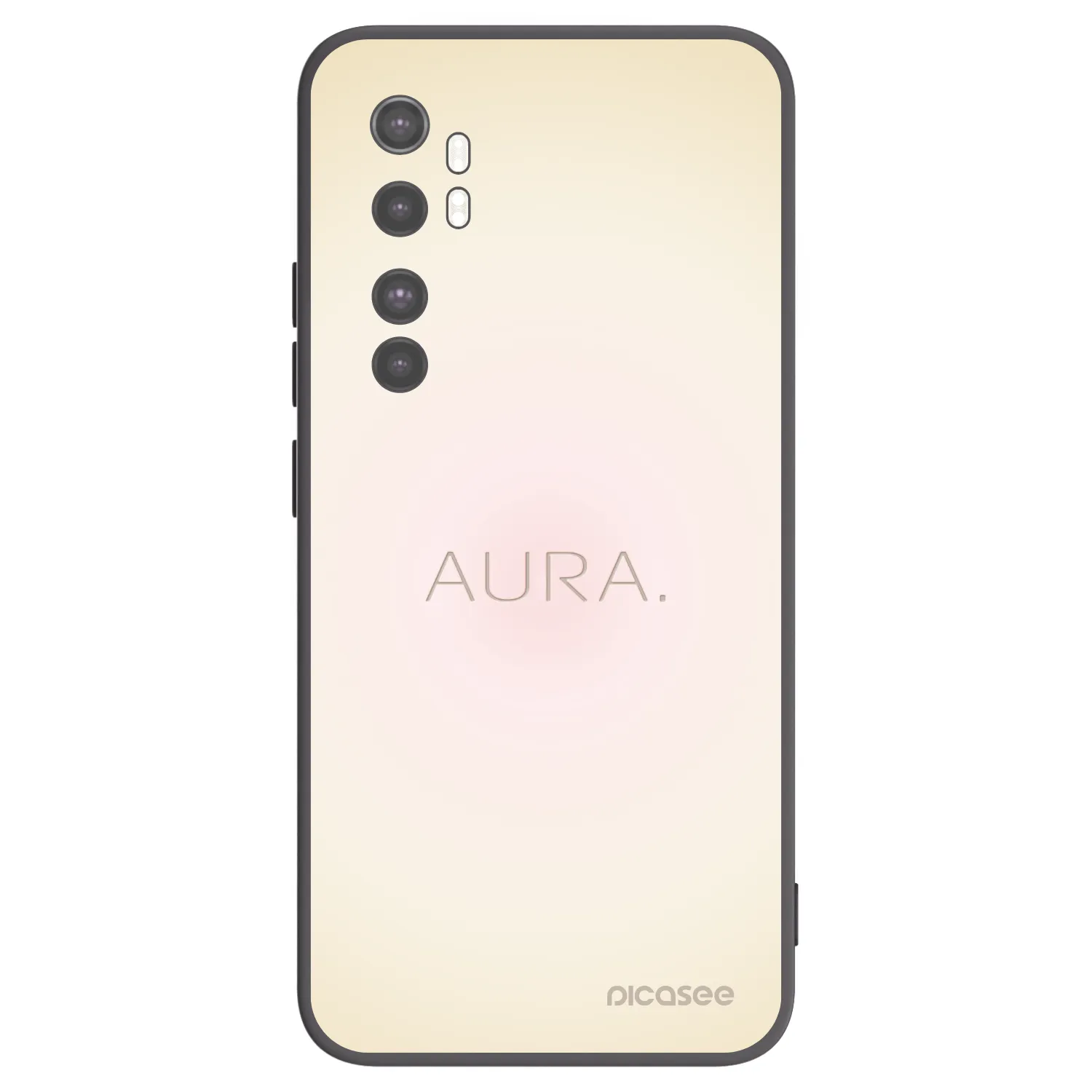 Picasee silikónový čierny obal pre Xiaomi Mi Note 10 Lite - Aura