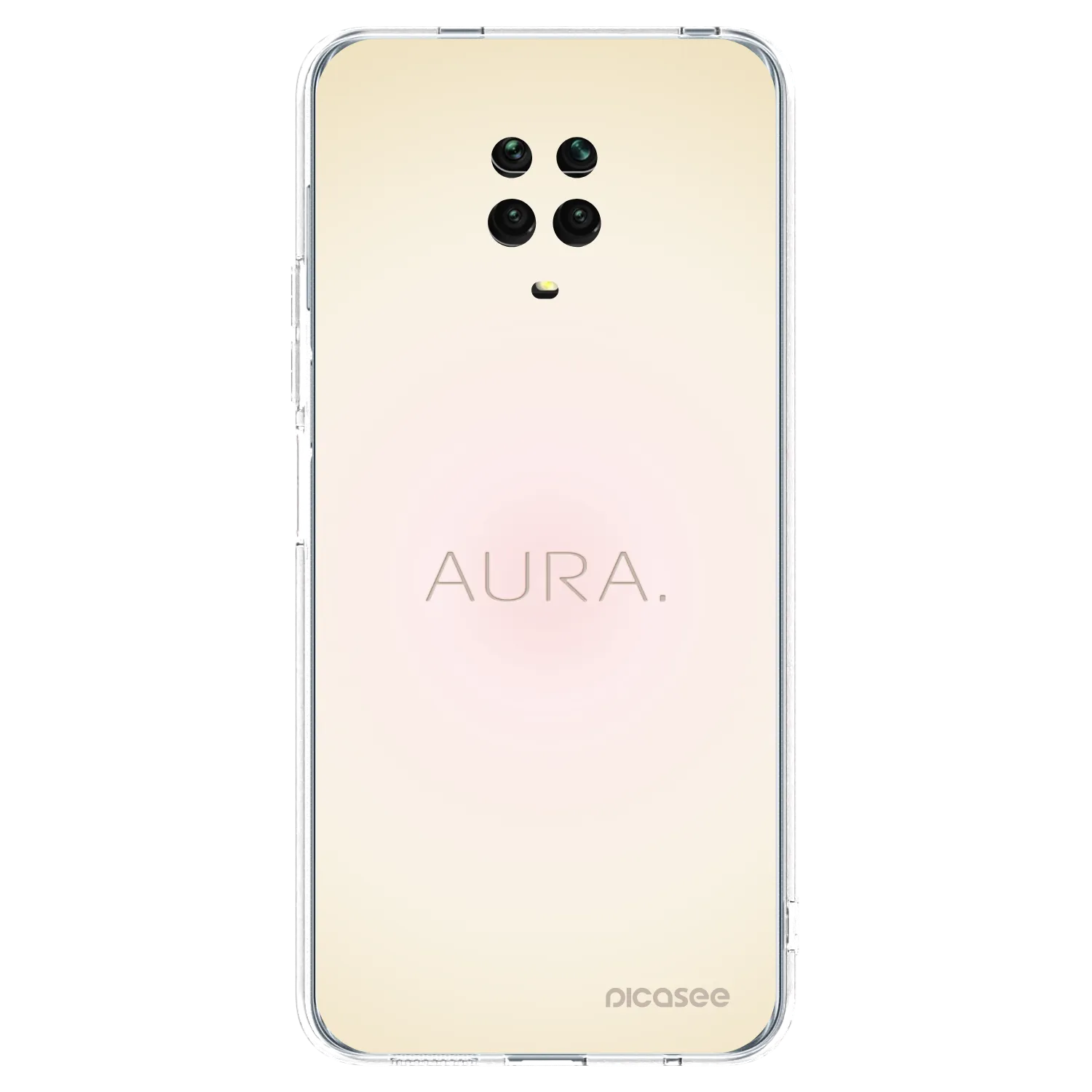 Silikónový prehľadný obal pre Xiaomi Redmi Note 9S - Aura