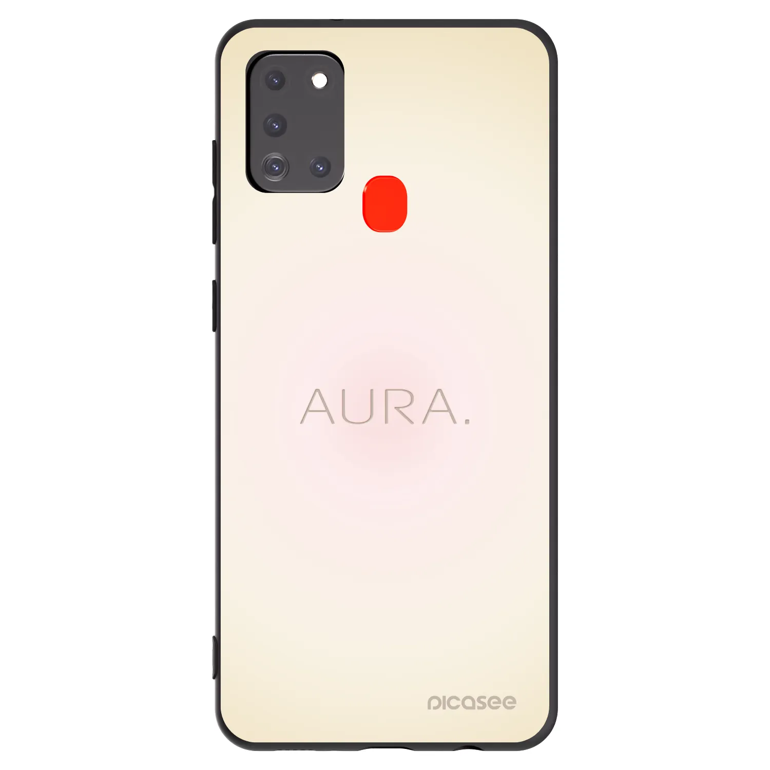 Picasee silikónový čierny obal pre Samsung Galaxy A21s - Aura