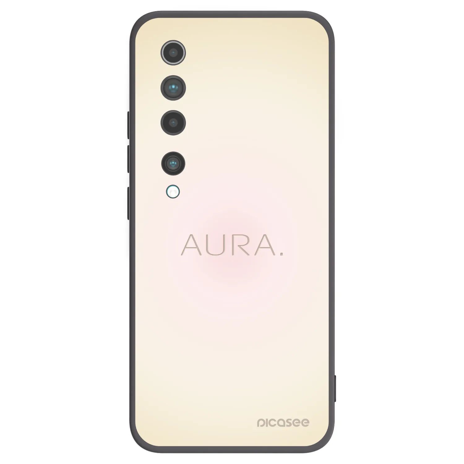 Picasee silikónový čierny obal pre Xiaomi Mi 10 - Aura