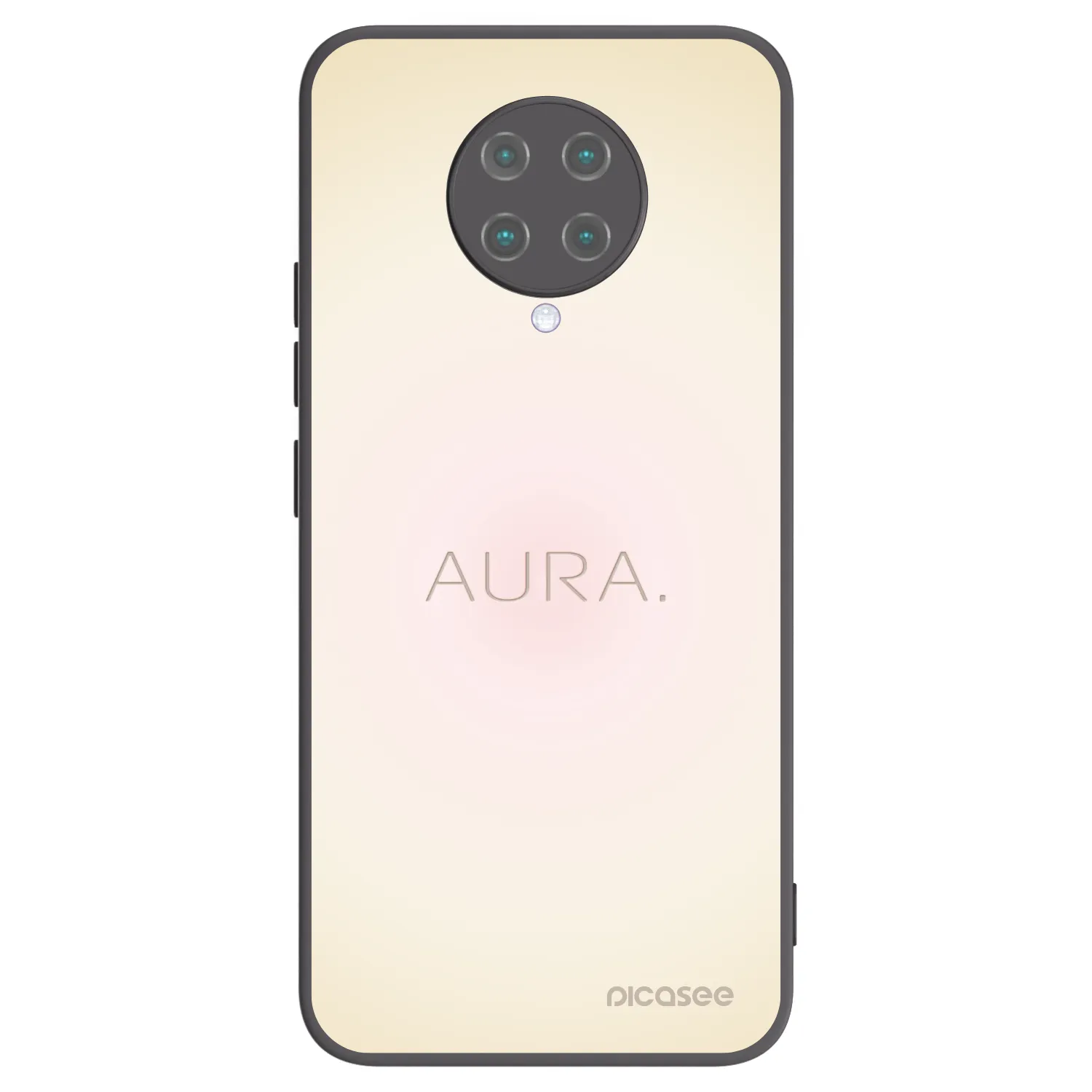 Picasee silikónový čierny obal pre Xiaomi Poco F2 Pro - Aura
