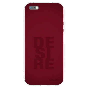 Picasee silikónový prehľadný obal pre Apple iPhone 5/5S/SE - Desire
