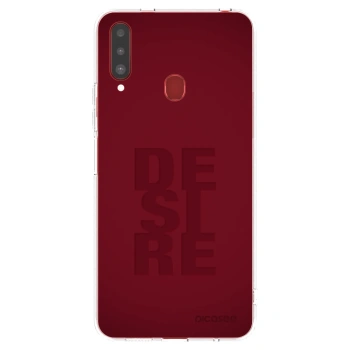 Picasee silikónový prehľadný obal pre Samsung Galaxy A20s - Desire