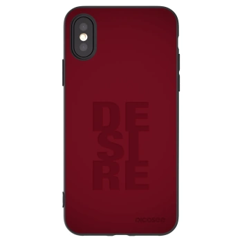 Picasee silikónový čierny obal pre Apple iPhone X/XS - Desire
