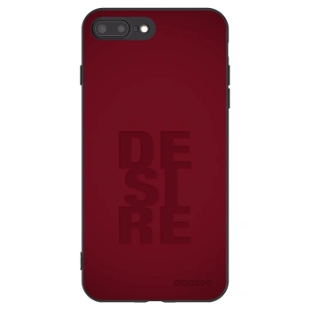 Picasee silikónový čierny obal pre Apple iPhone 8 Plus - Desire