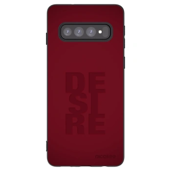 Picasee silikónový čierny obal pre Samsung Galaxy S10 G973 - Desire
