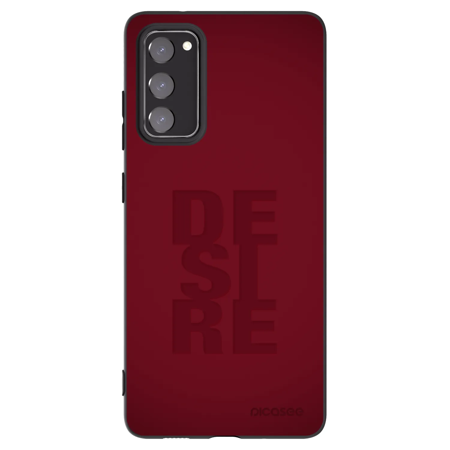 Silikónový čierny obal pre Samsung Galaxy S20 FE - Desire