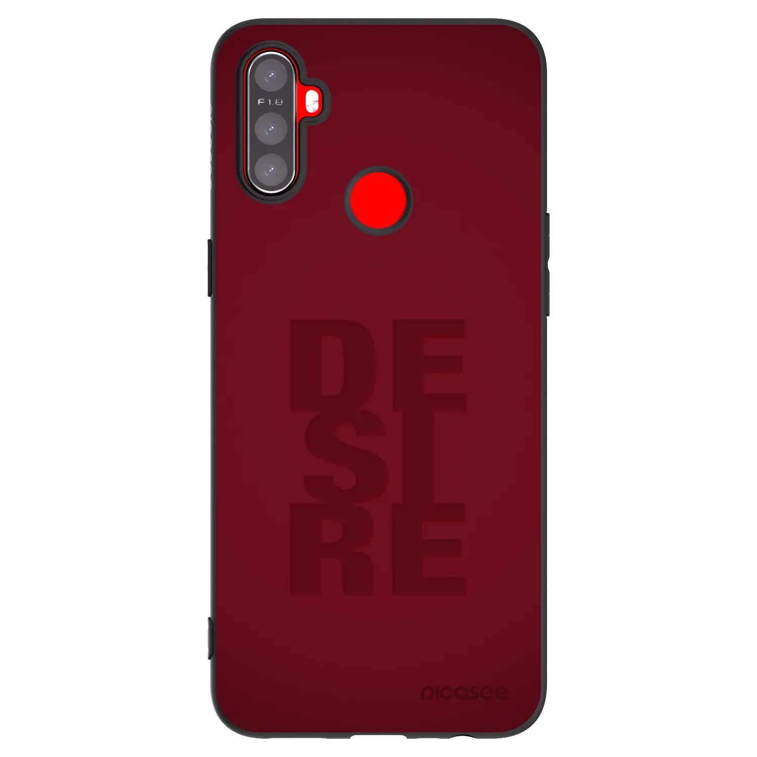 Picasee silikónový čierny obal pre Realme C3 - Desire
