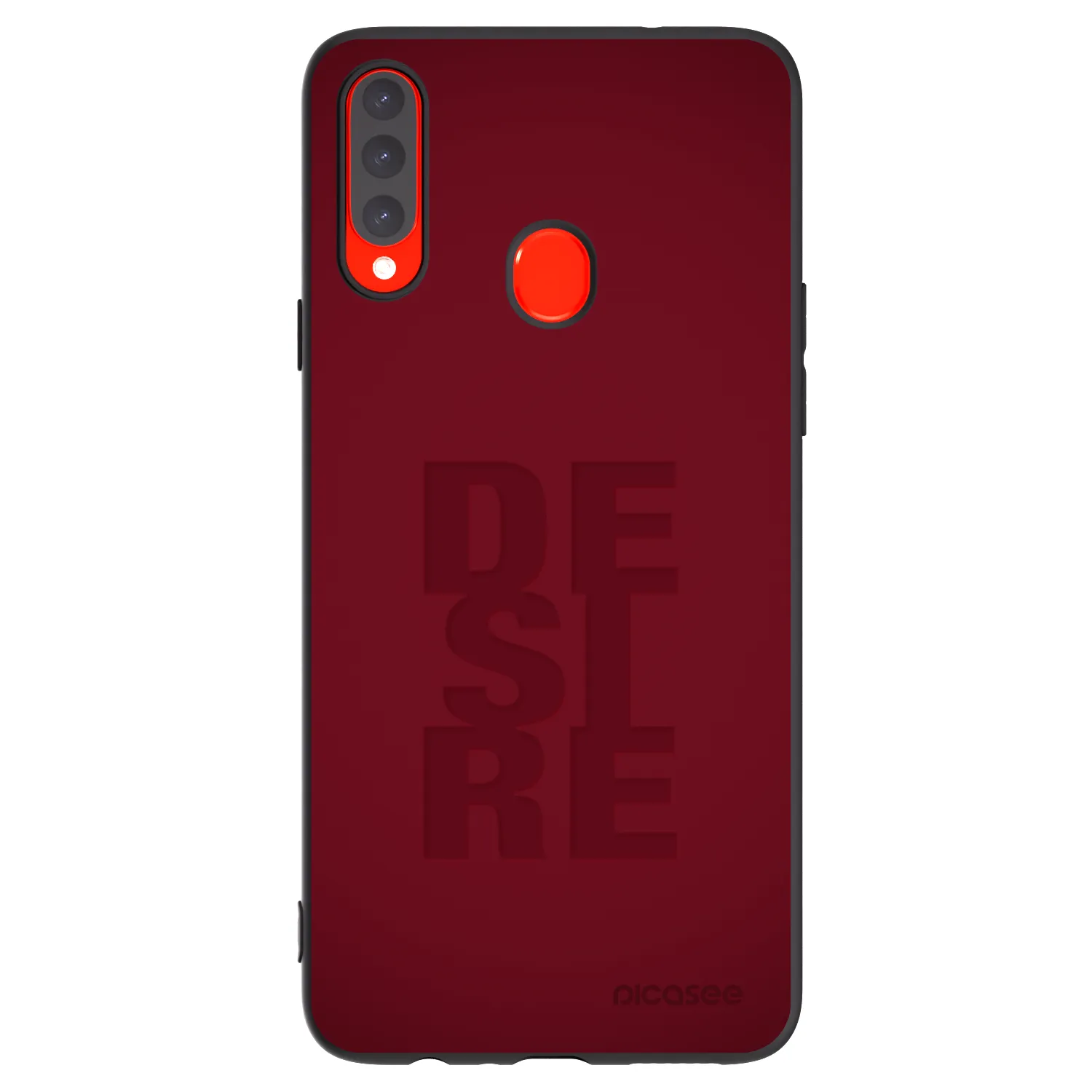 Picasee silikónový čierny obal pre Samsung Galaxy A20s - Desire