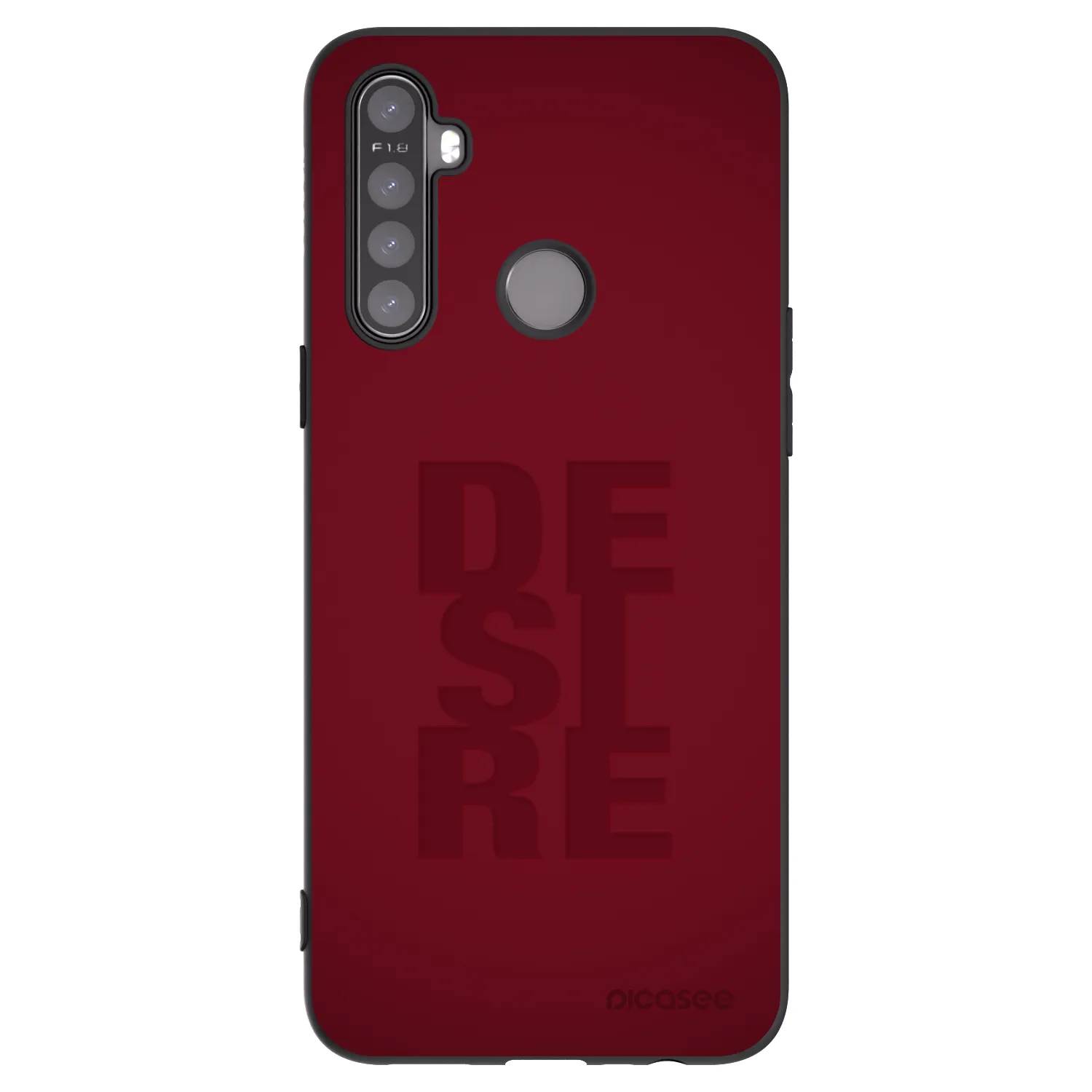 Picasee silikónový čierny obal pre Realme 6i - Desire