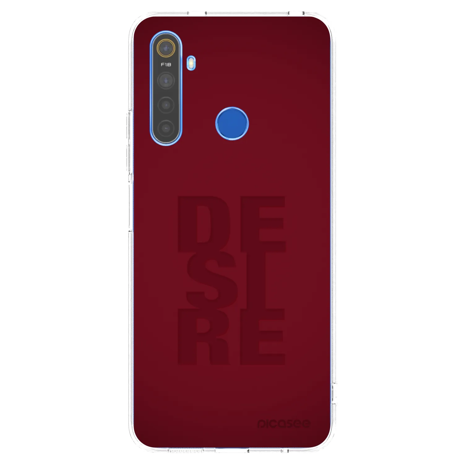Picasee silikónový prehľadný obal pre Realme 5 - Desire