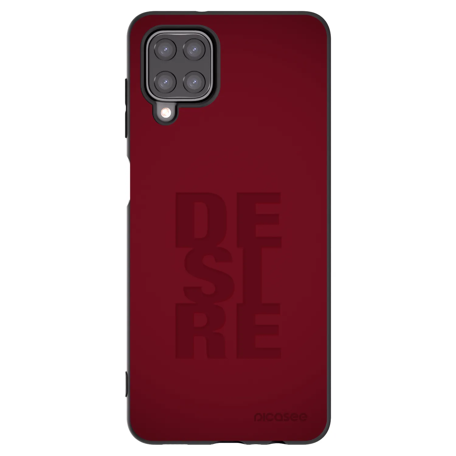 Picasee silikónový čierny obal pre Samsung Galaxy A12 A125F - Desire