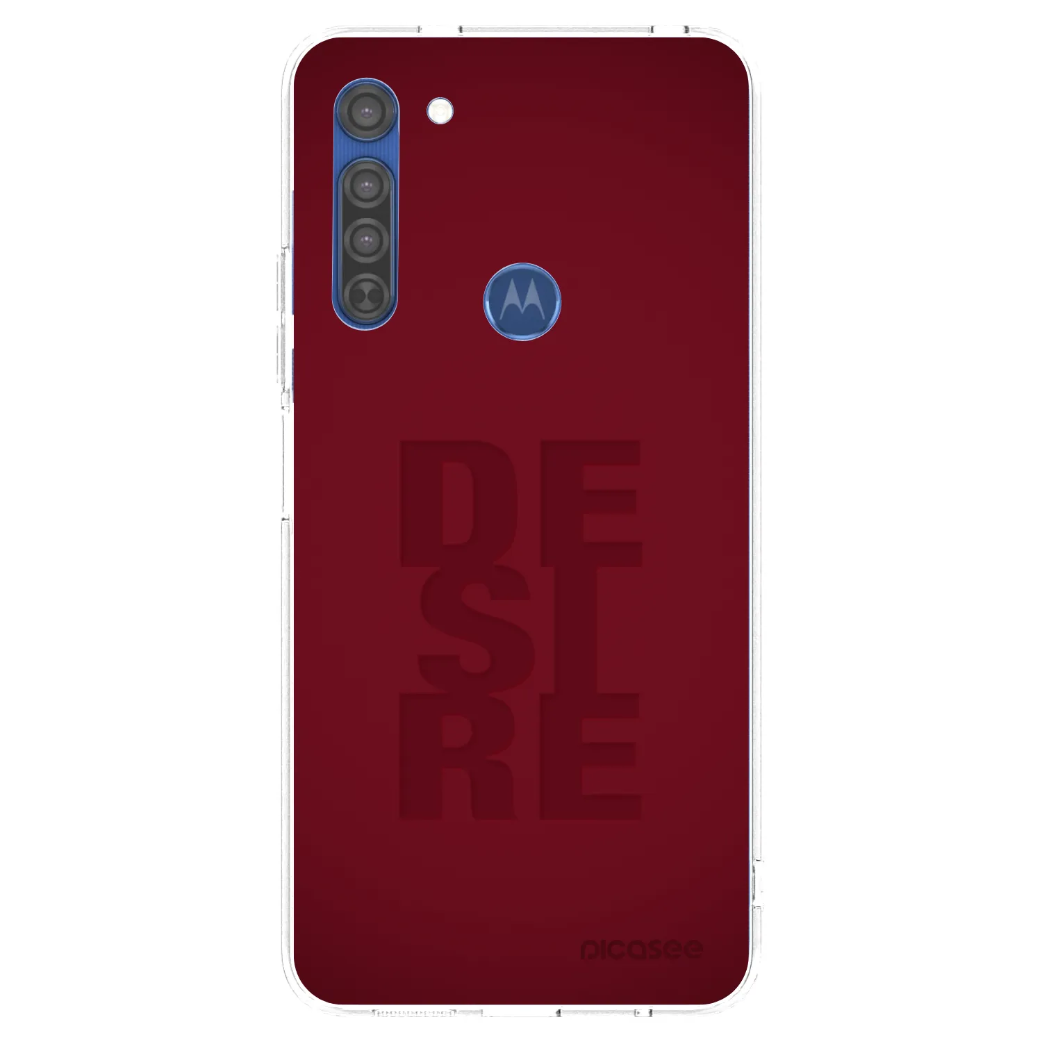 Silikónový prehľadný obal pre Motorola Moto G8 - Desire