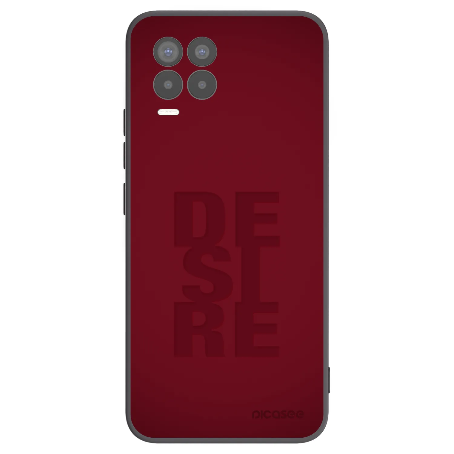 Picasee silikónový čierny obal pre Realme 8 4G - Desire