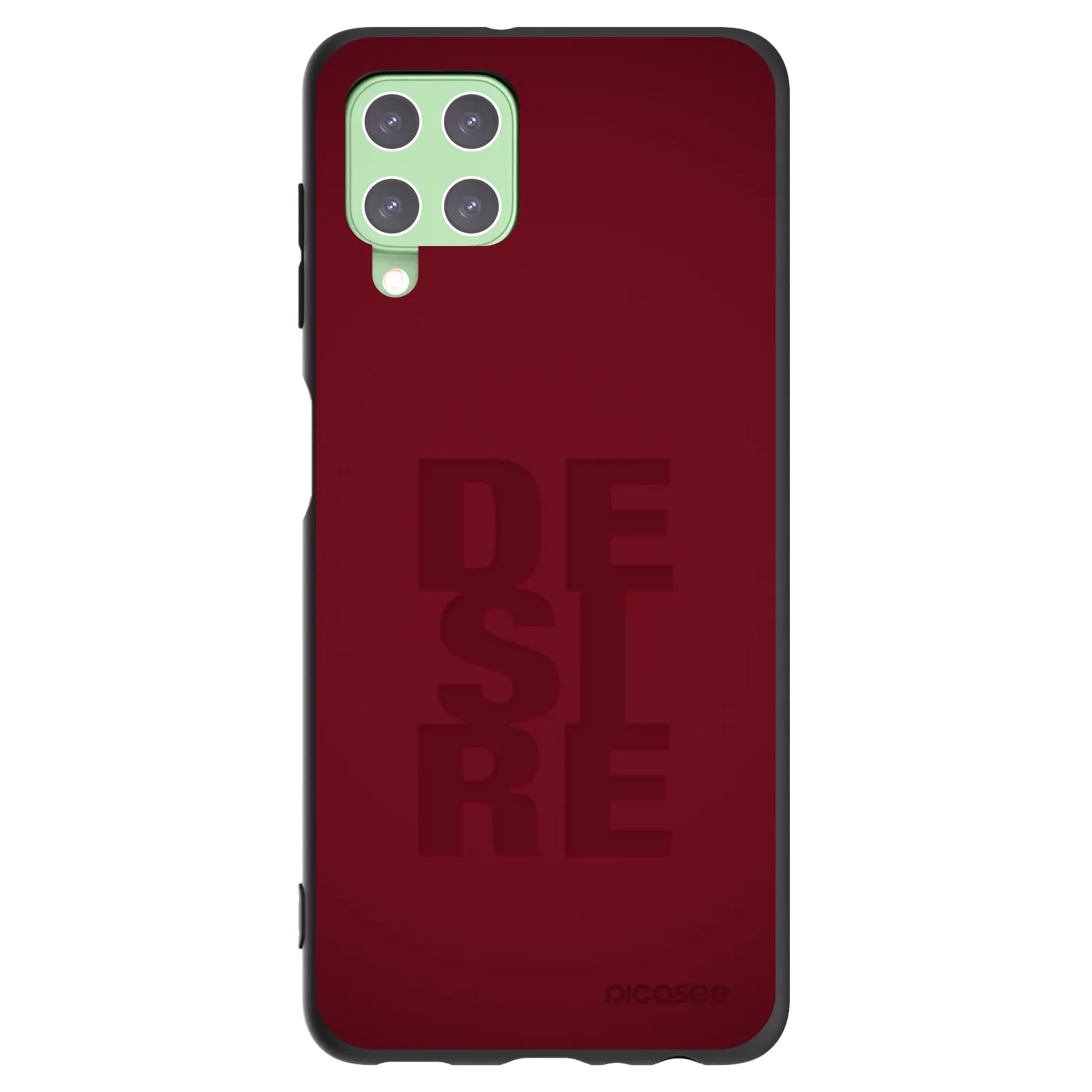 Picasee silikónový čierny obal pre Samsung Galaxy A22 A225F 4G - Desire