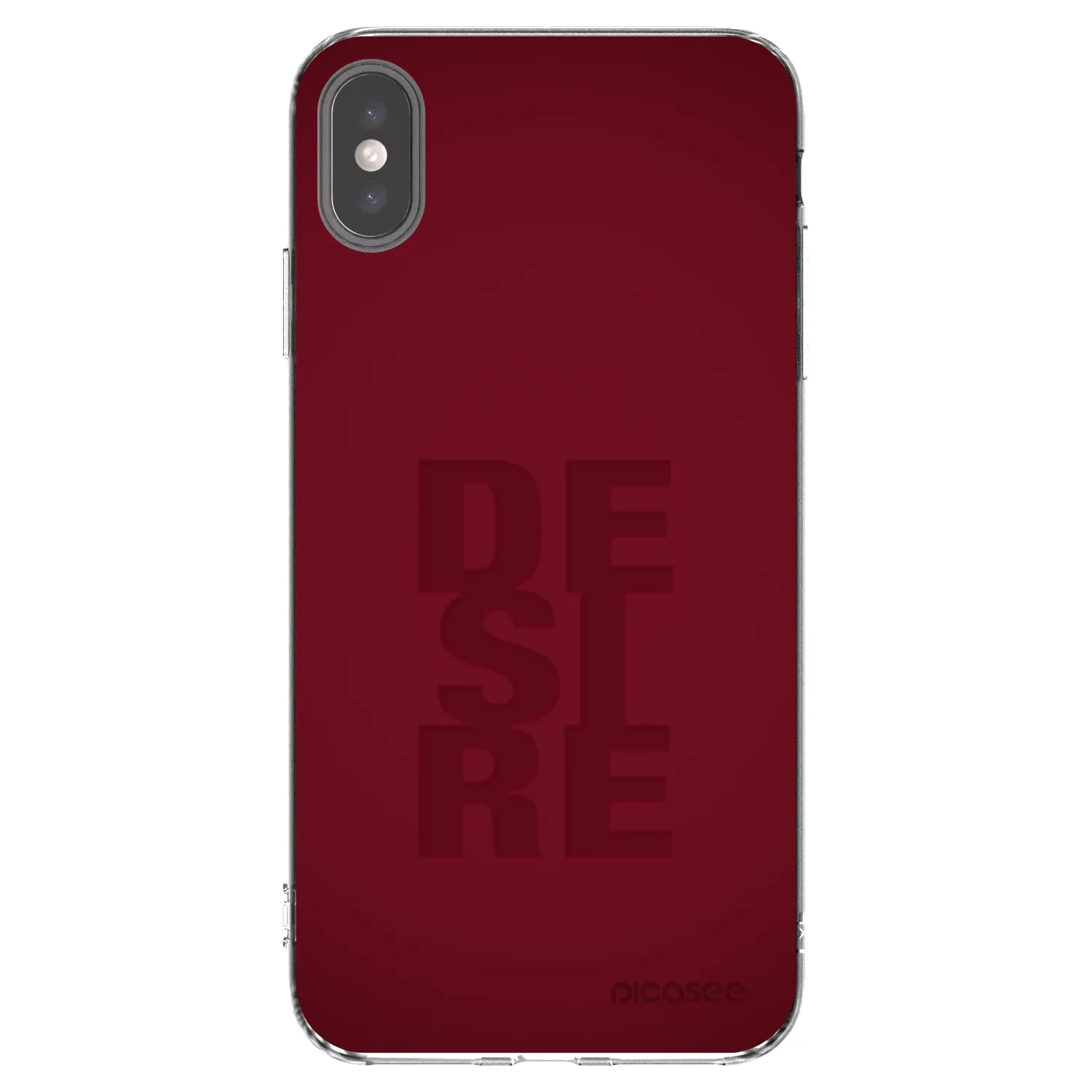 Silikónový prehľadný obal pre Apple iPhone XS Max - Desire
