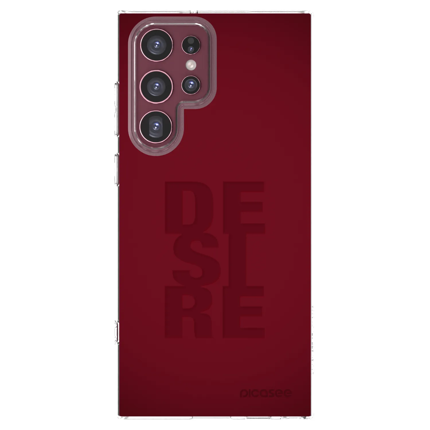 Picasee silikónový prehľadný obal pre Samsung Galaxy S22 Ultra 5G - Desire