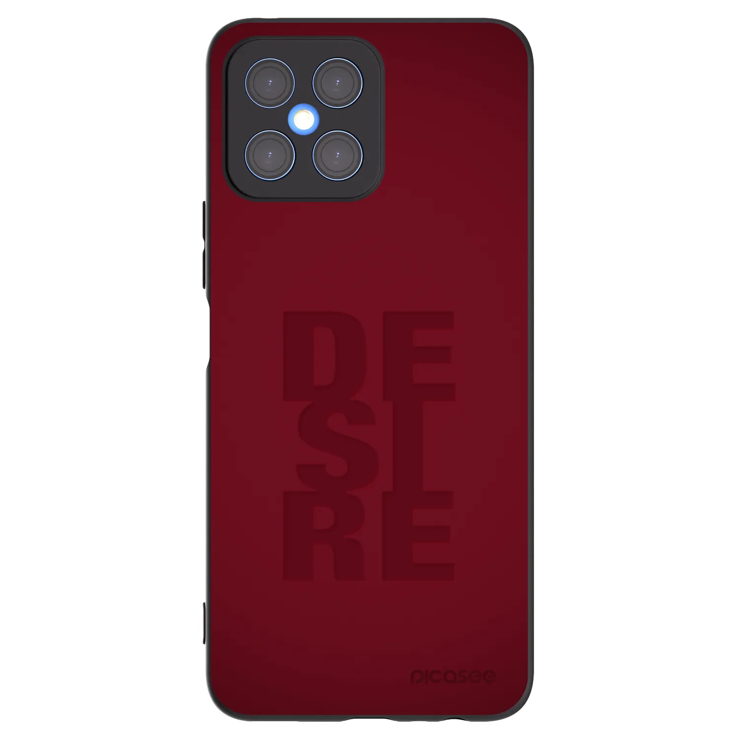 Picasee silikónový čierny obal pre Honor X8 4G - Desire