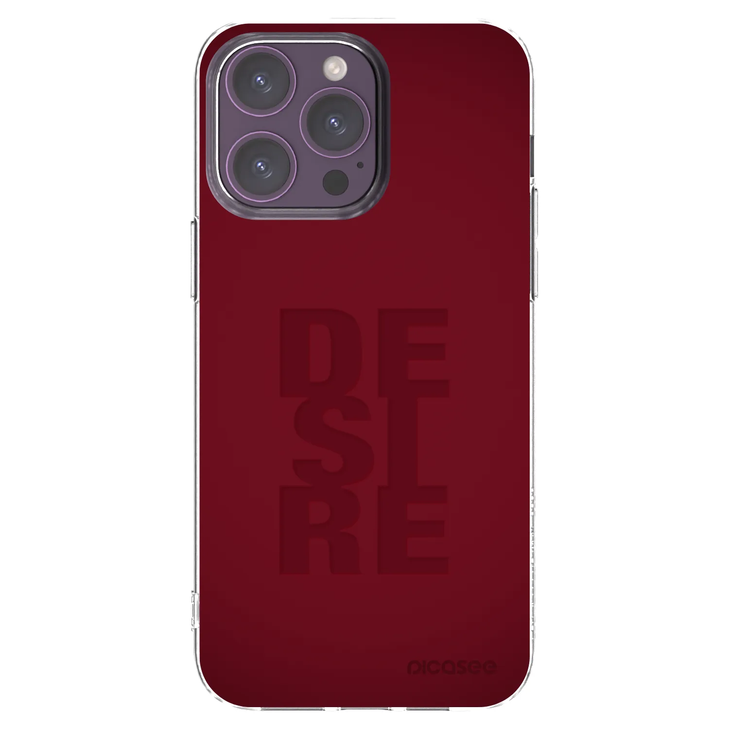 Picasee silikónový prehľadný obal pre Apple iPhone 14 Pro Max - Desire