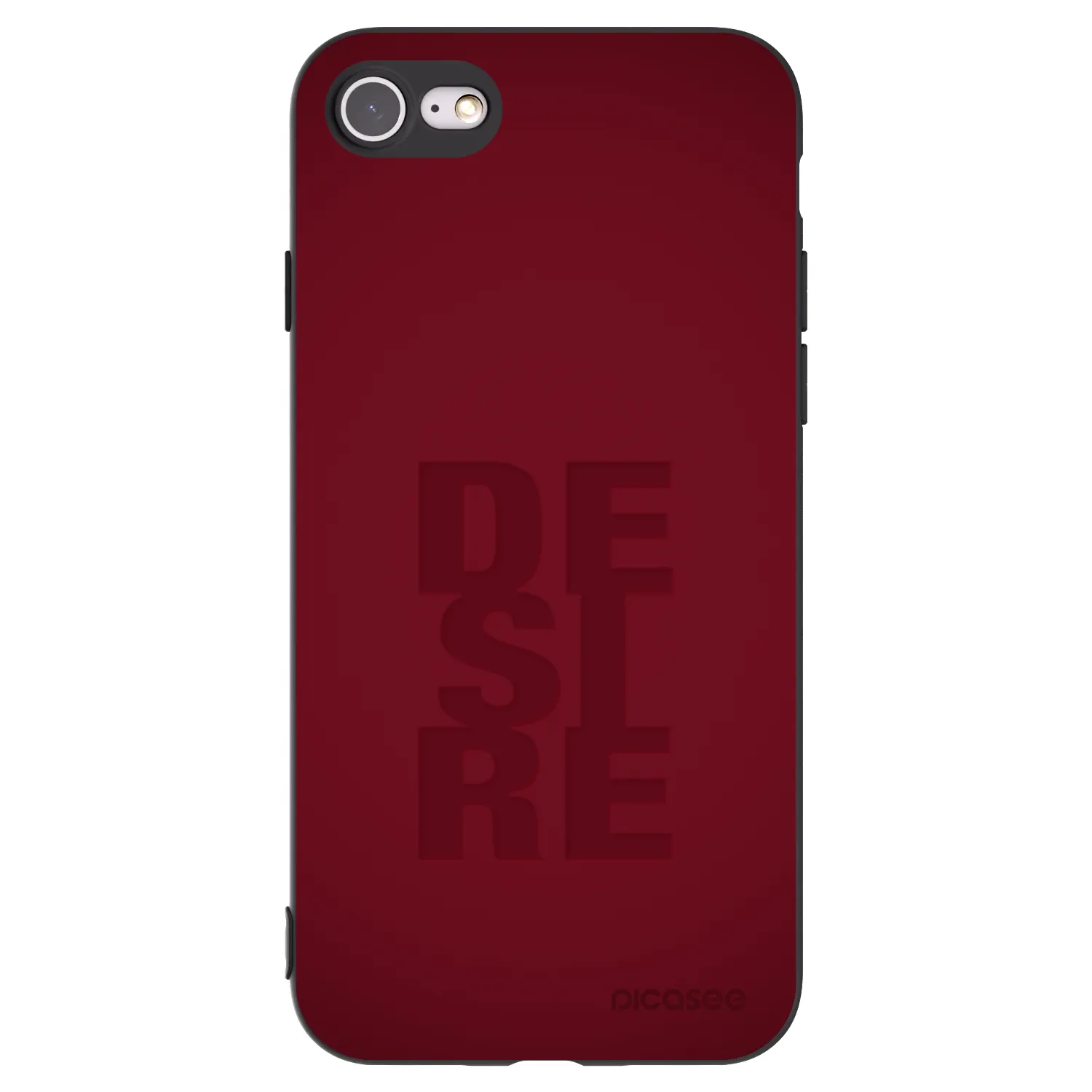 Picasee silikónový čierny obal pre Apple iPhone 7 - Desire