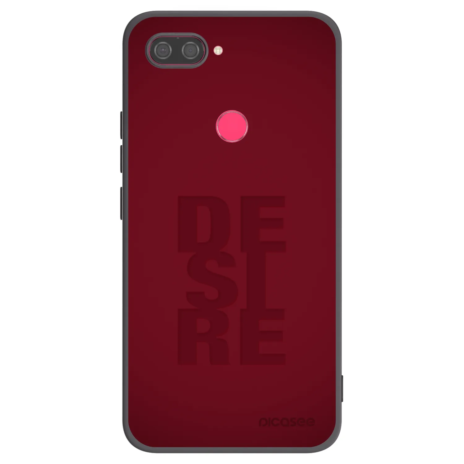 Picasee silikónový čierny obal pre Xiaomi Mi 8 Lite - Desire