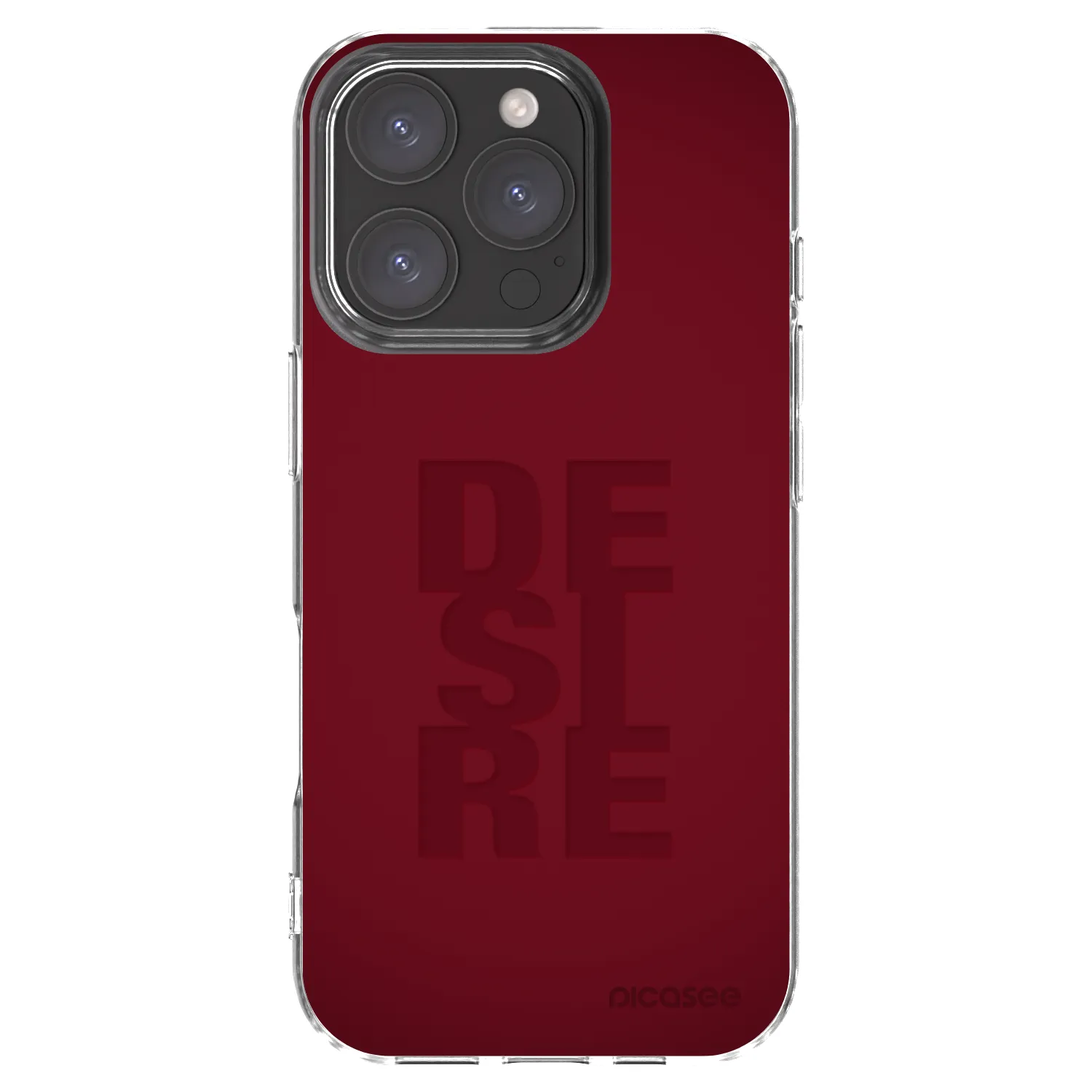 Silikónový prehľadný obal pre Apple iPhone 16 Pro - Desire