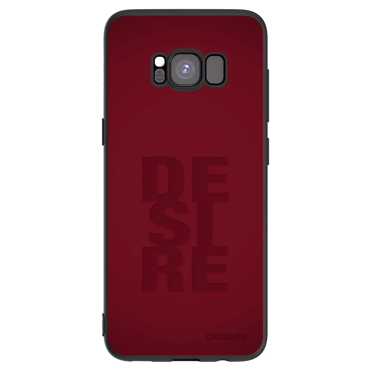 Picasee silikónový čierny obal pre Samsung Galaxy S8 G950F - Desire