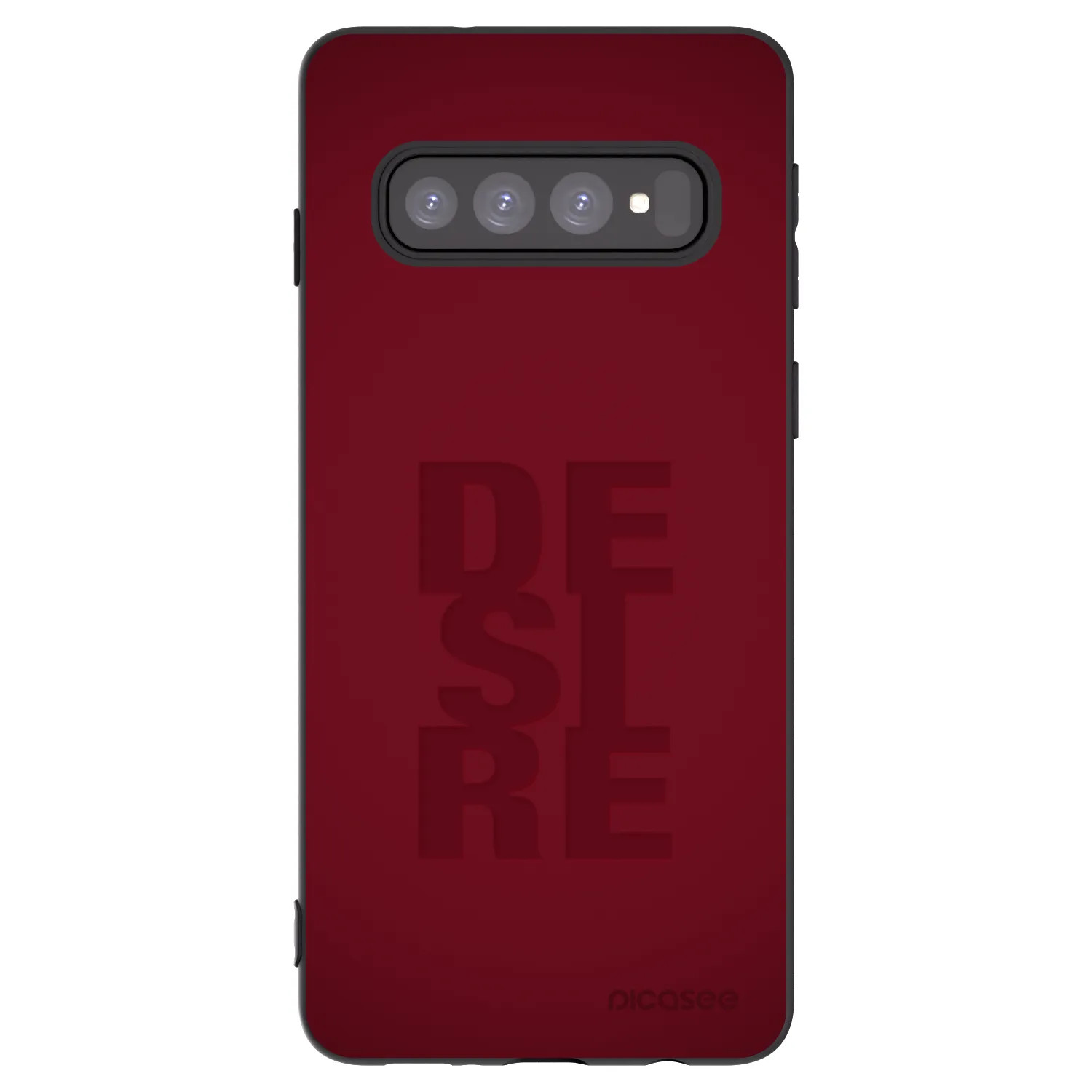 Picasee silikónový čierny obal pre Samsung Galaxy S10 G973 - Desire