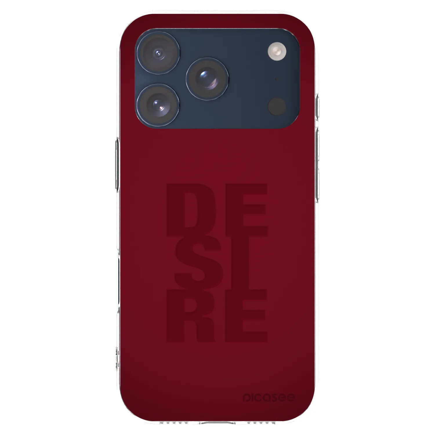 Silikónový prehľadný obal pre Apple iPhone 17 Pro - Desire