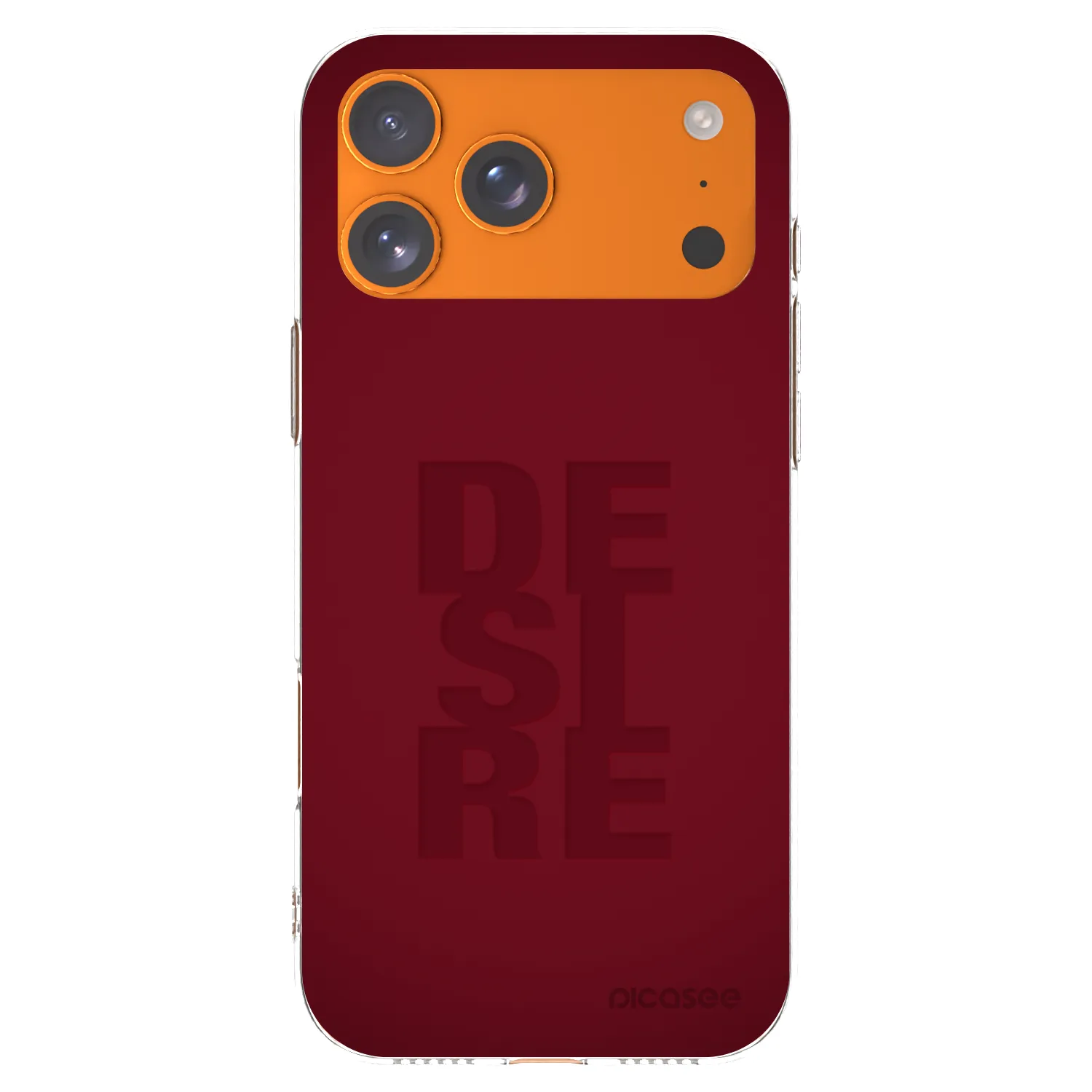 Silikónový prehľadný obal pre Apple iPhone 17 Pro Max - Desire