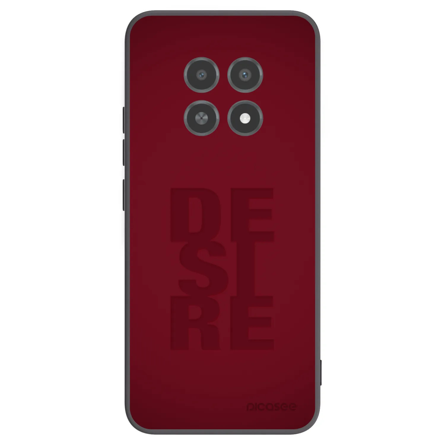 Picasee silikónový čierny obal pre Realme 12X - Desire