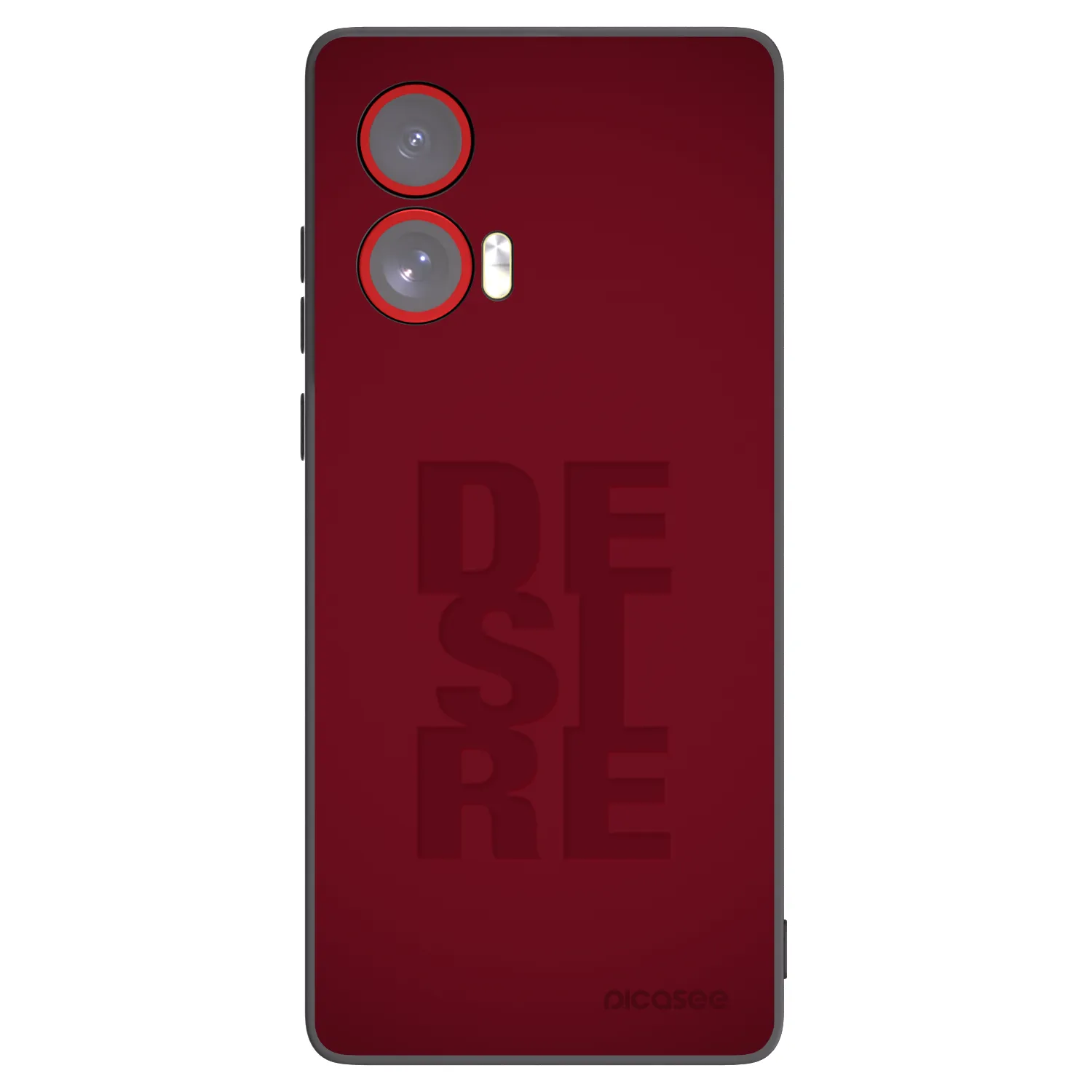 Silikónový čierny obal pre Motorola Edge 50 Fusion - Desire