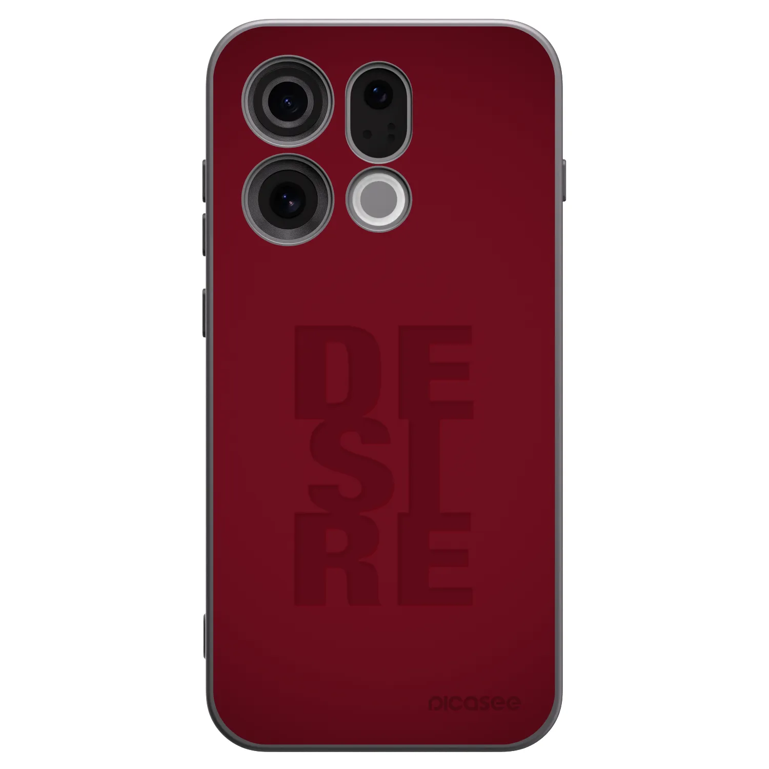 Picasee silikónový čierny obal pre OPPO Find X9 - Desire