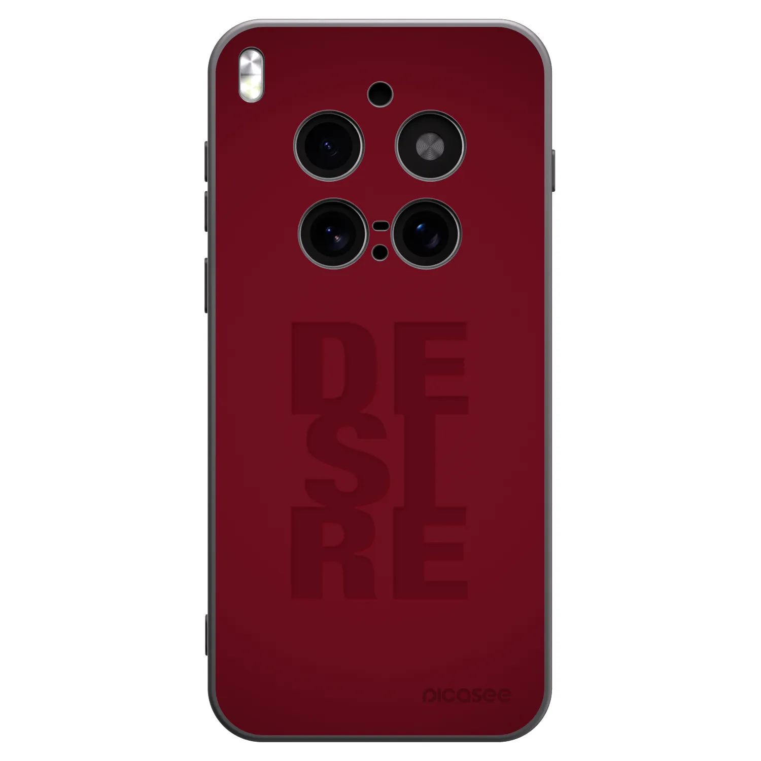 Picasee silikónový čierny obal pre Vivo X300 Pro - Desire