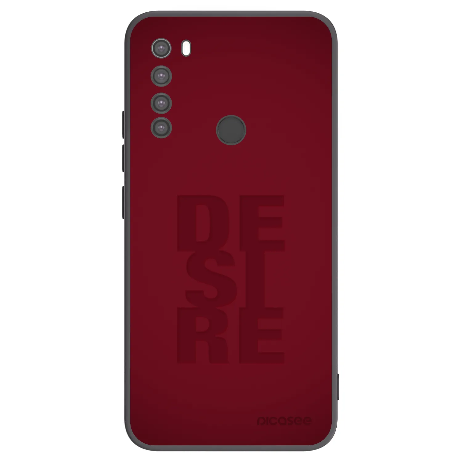Picasee silikónový čierny obal pre Xiaomi Redmi Note 8 - Desire