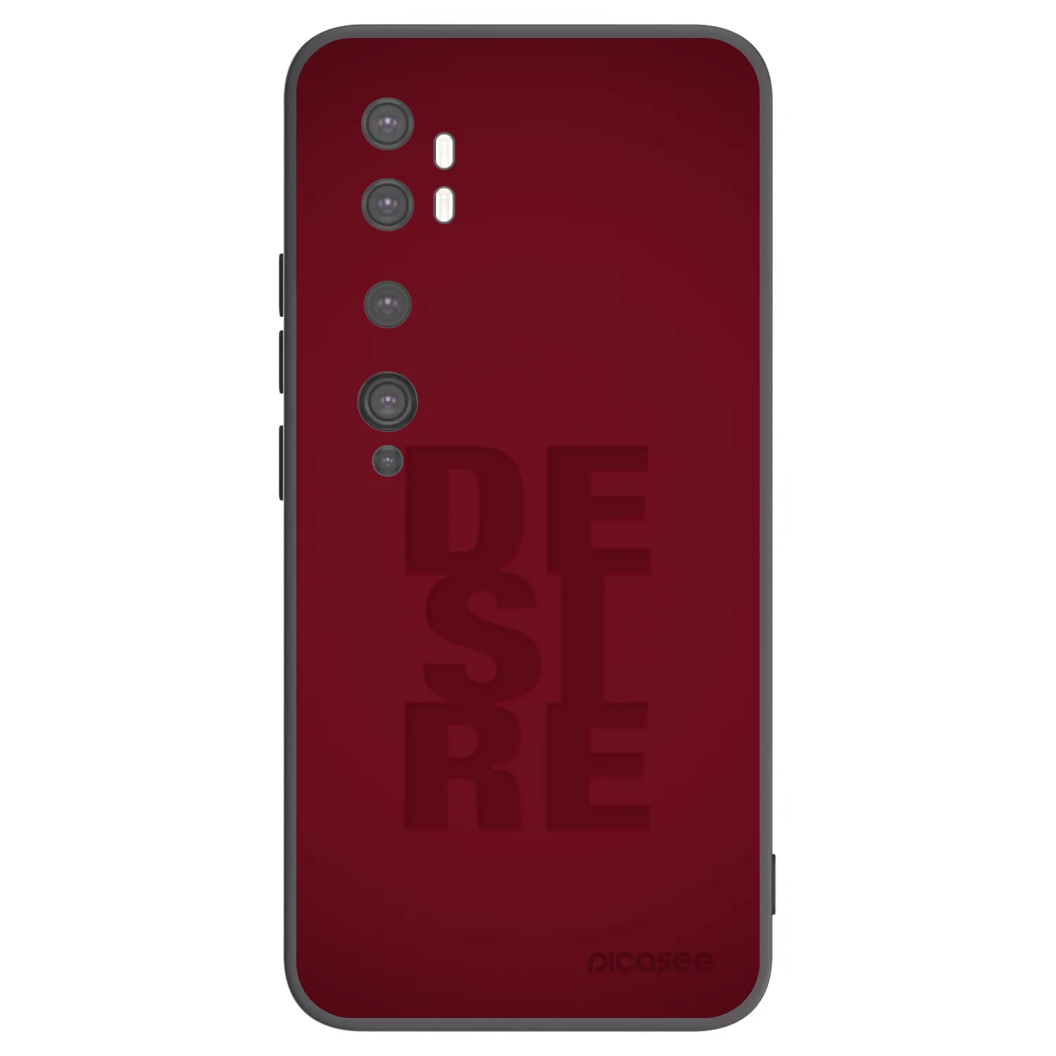 Picasee silikónový čierny obal pre Xiaomi Mi Note 10 (Pro) - Desire