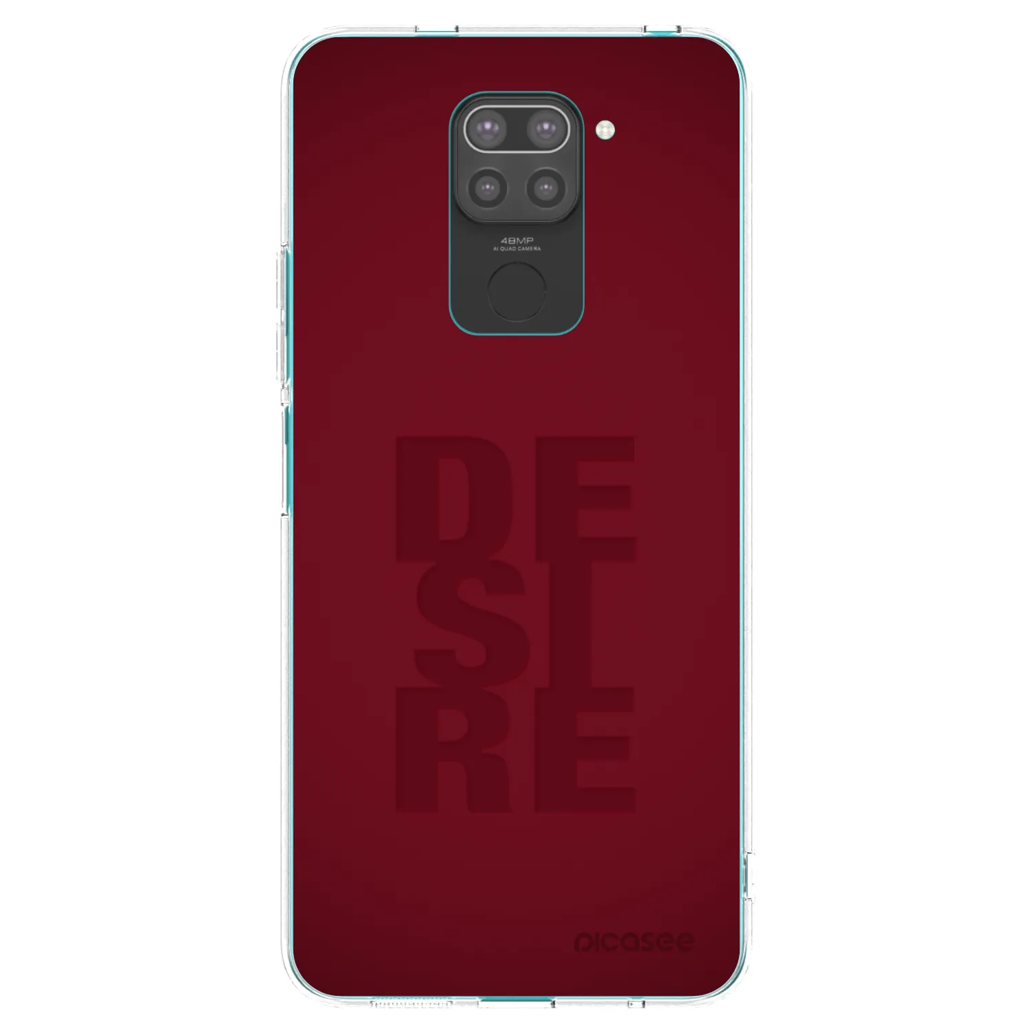 Picasee silikónový čierny obal pre Xiaomi Redmi Note 9 - Desire